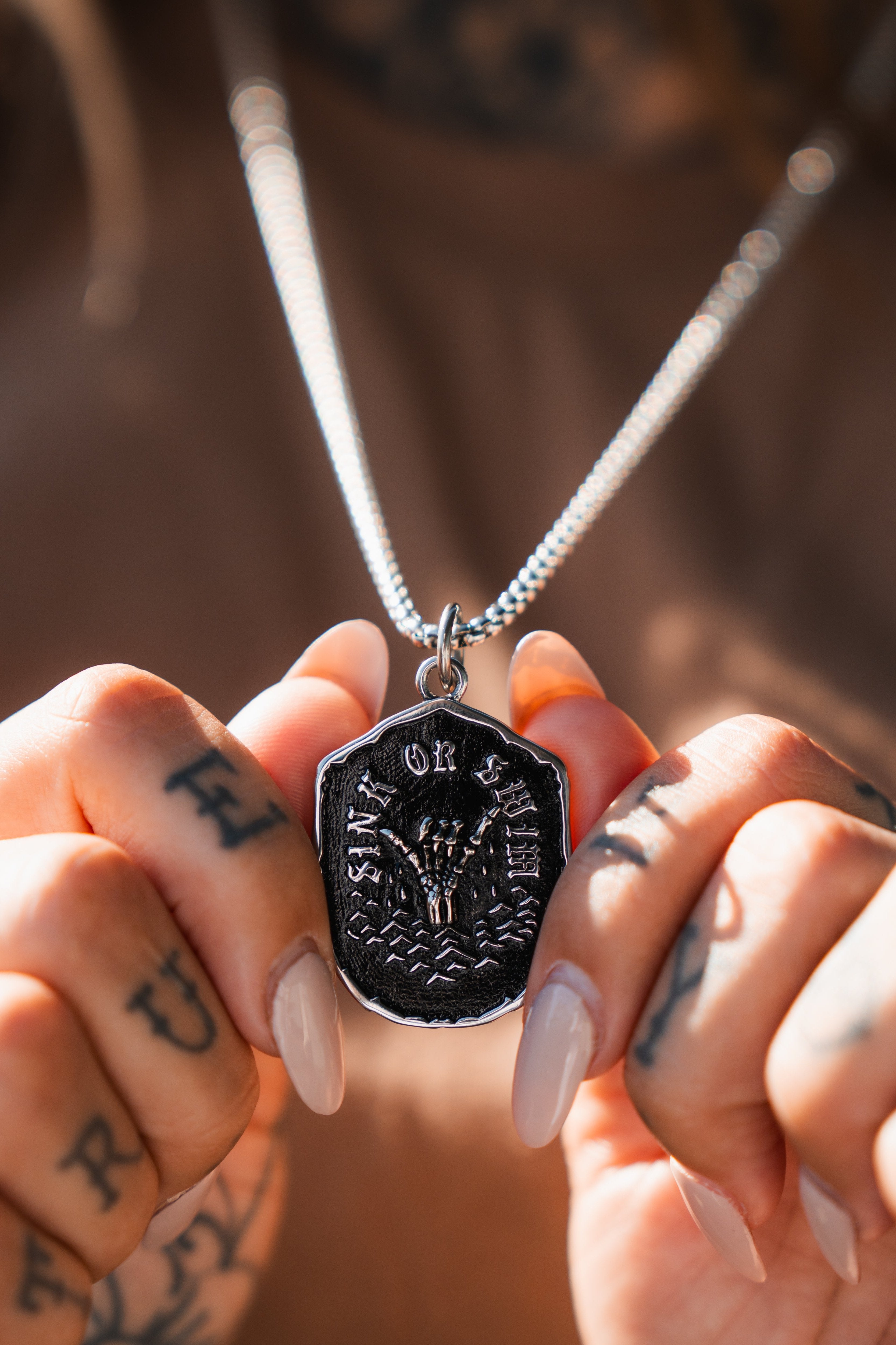 Sink Or Swim Neckace - Stainless Steel – Relentless Betrayal