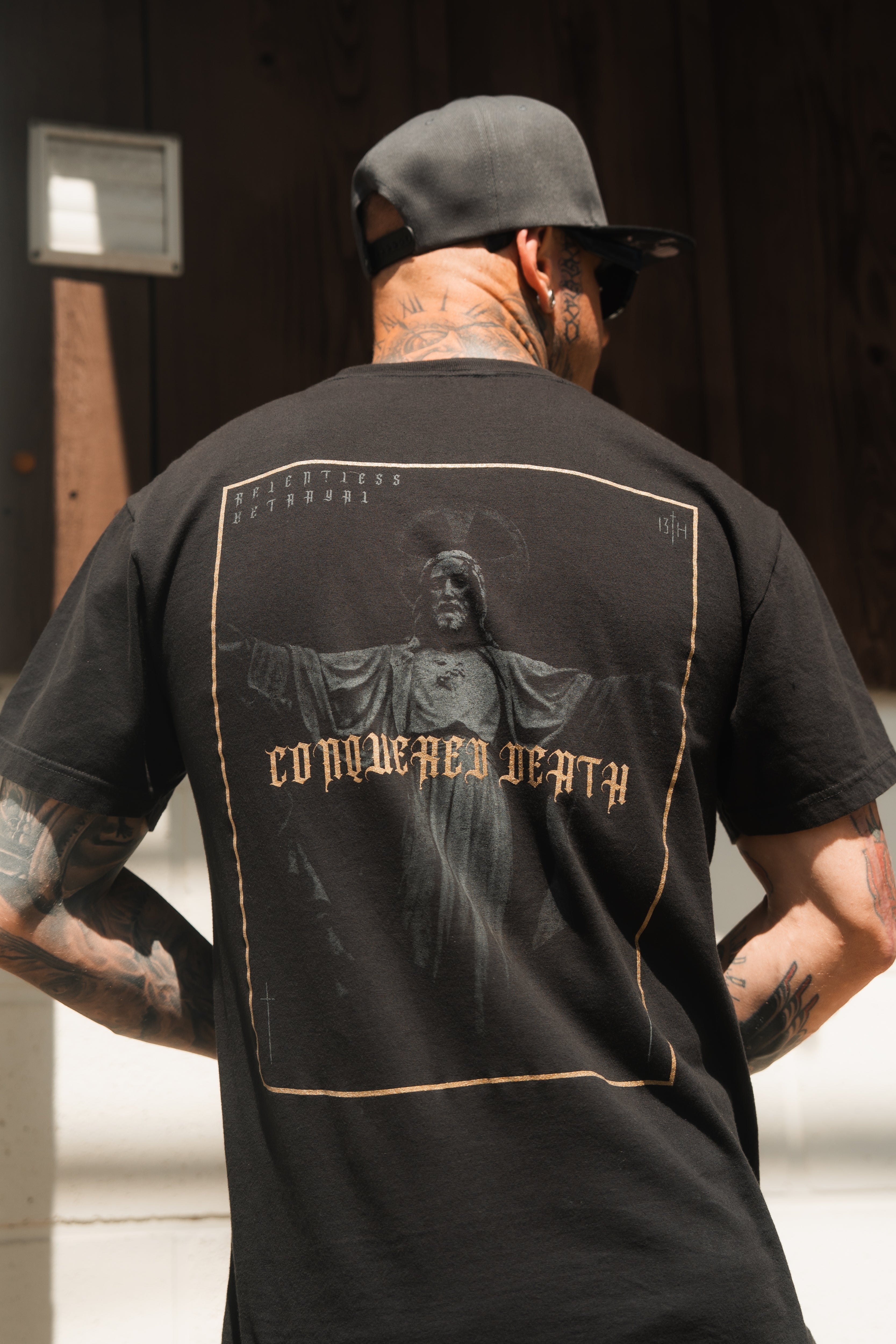 Conquered Death Premium Gold Foil T-Shirt