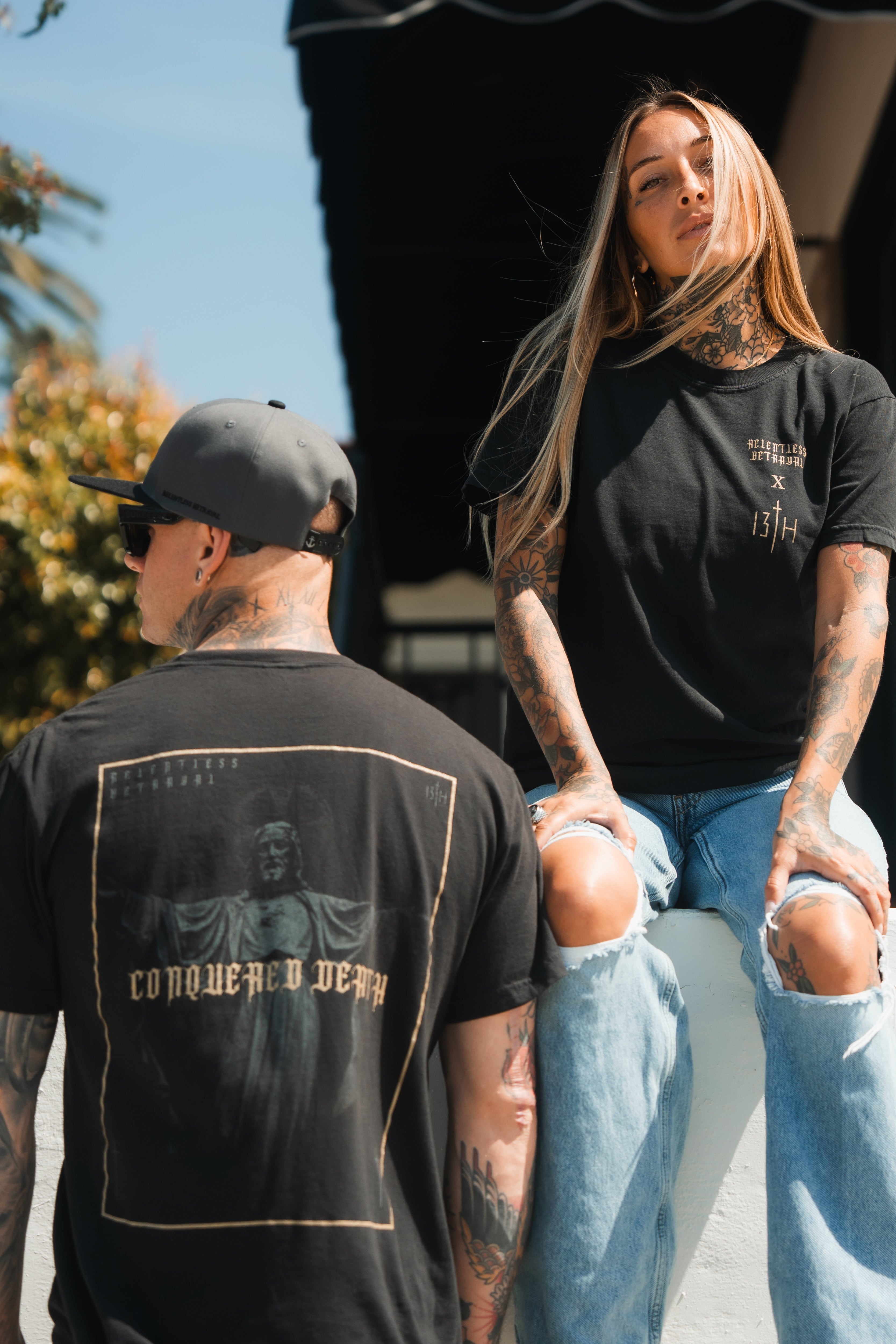Conquered Death Premium Gold Foil T-Shirt