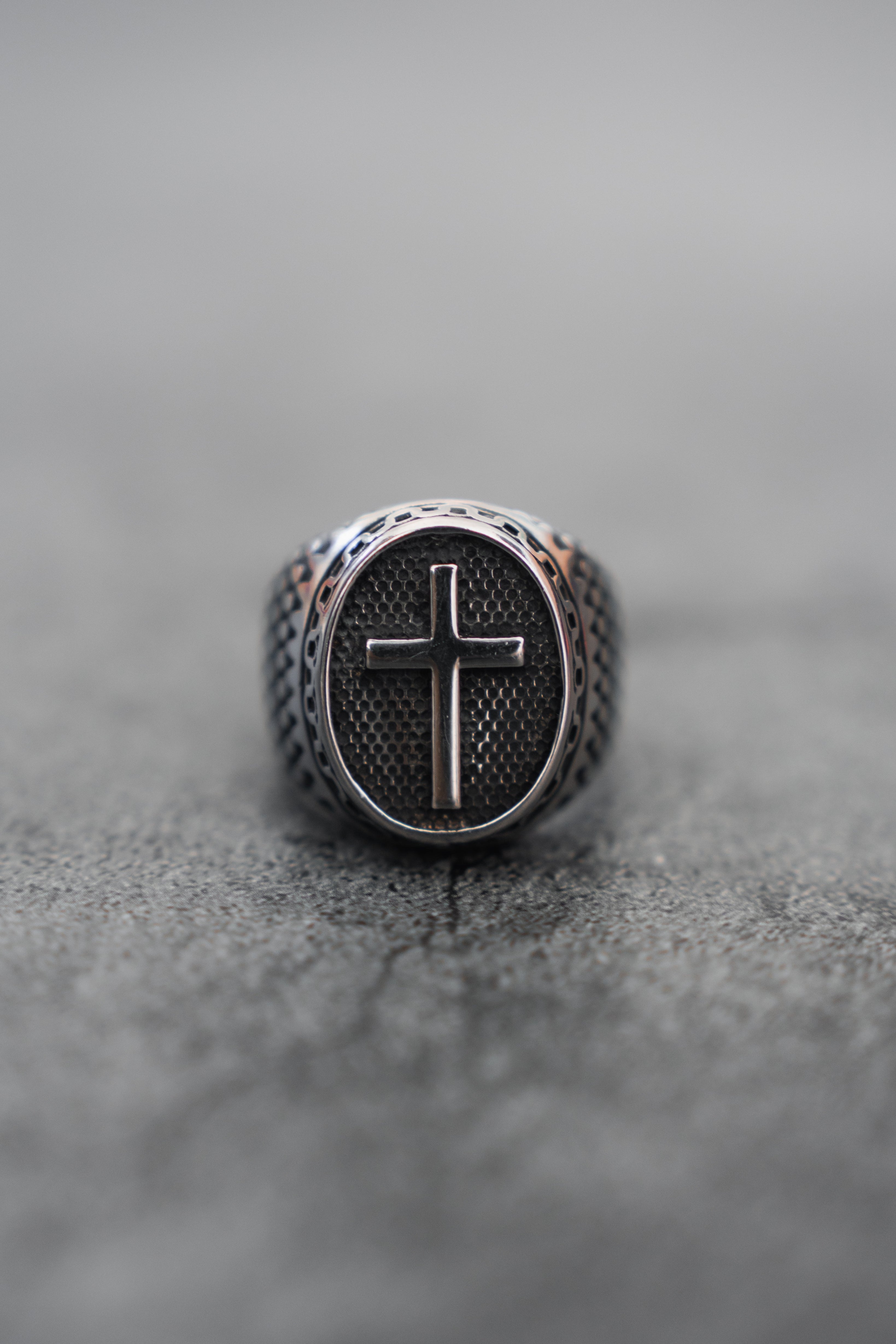 Risen Savior Ring- Silver