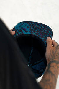 Pirate's Life Teal Snapback
