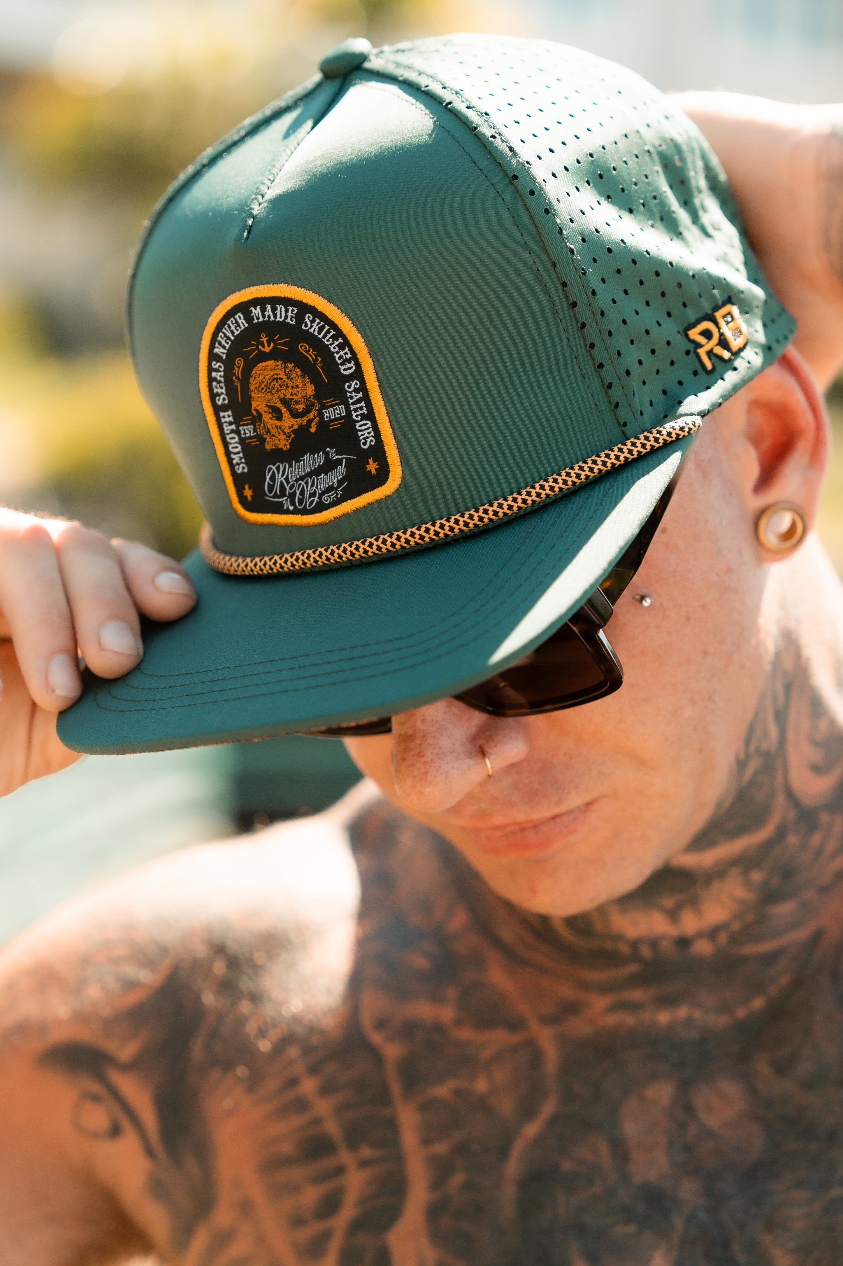 Skilled Sailor Green Snapback