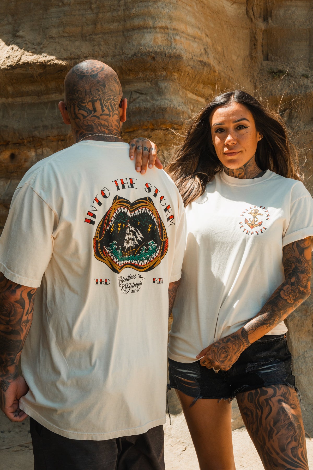 Into the Storm Premium Ivory T-Shirt