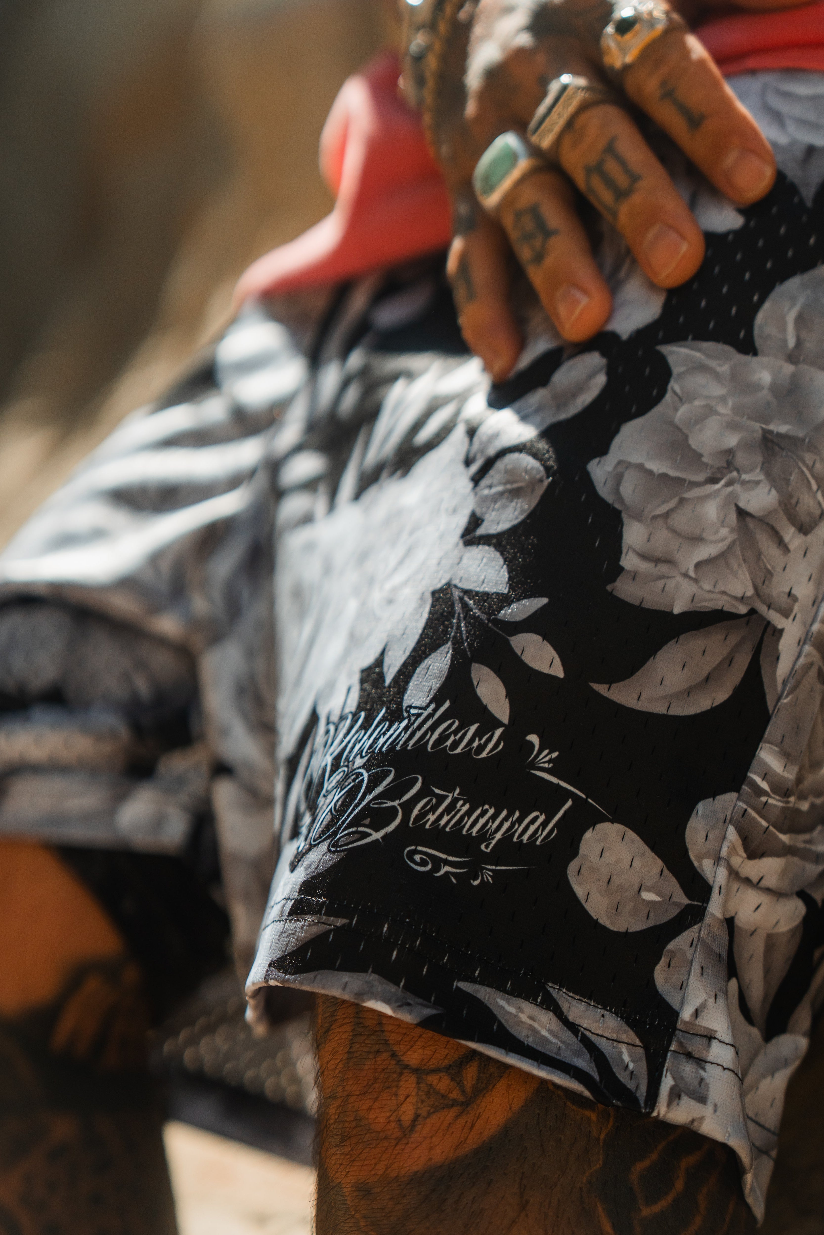 Premium Mesh Shorts | 5"- Beauty in Darkness