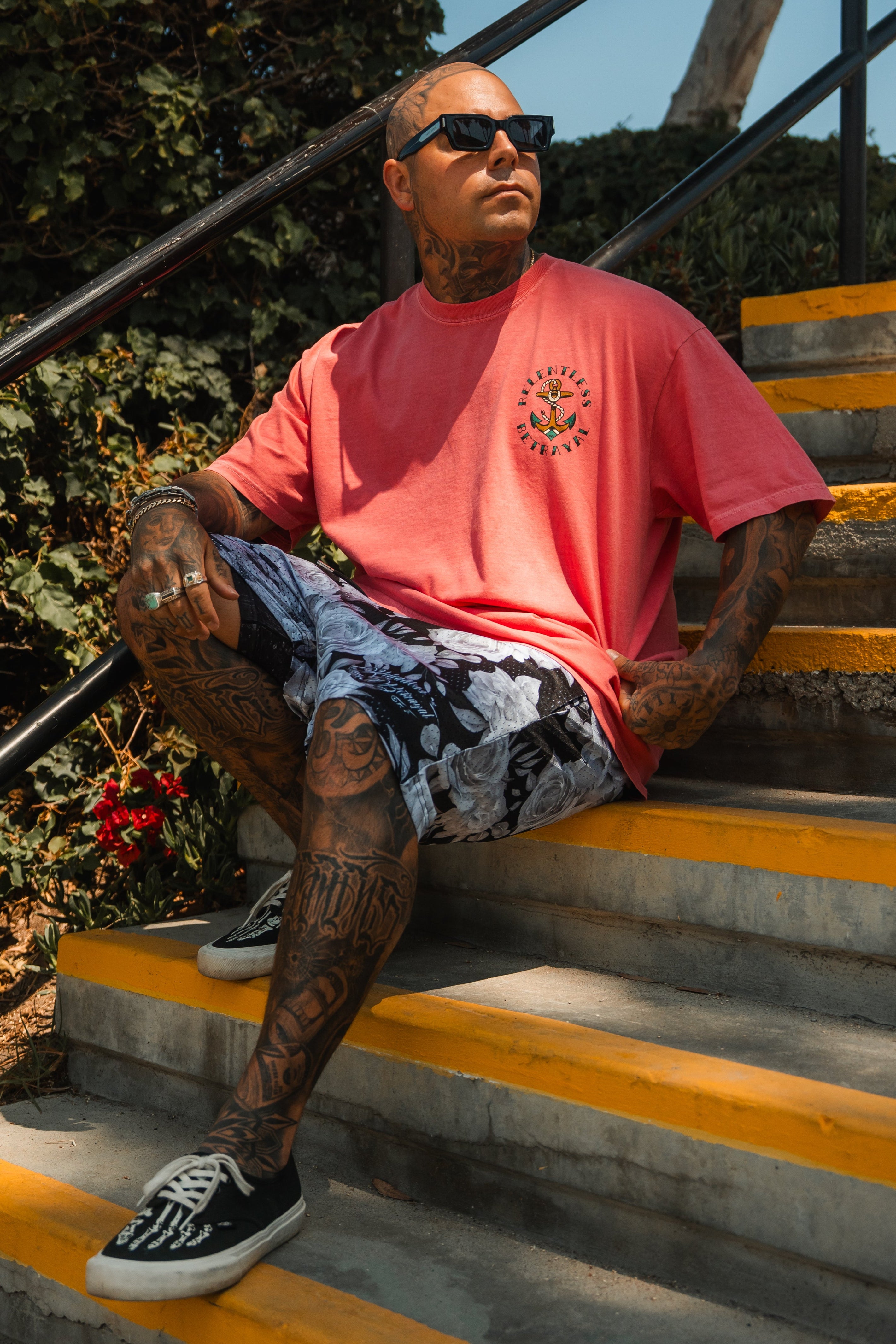 Premium Mesh Shorts | 5"- Beauty in Darkness