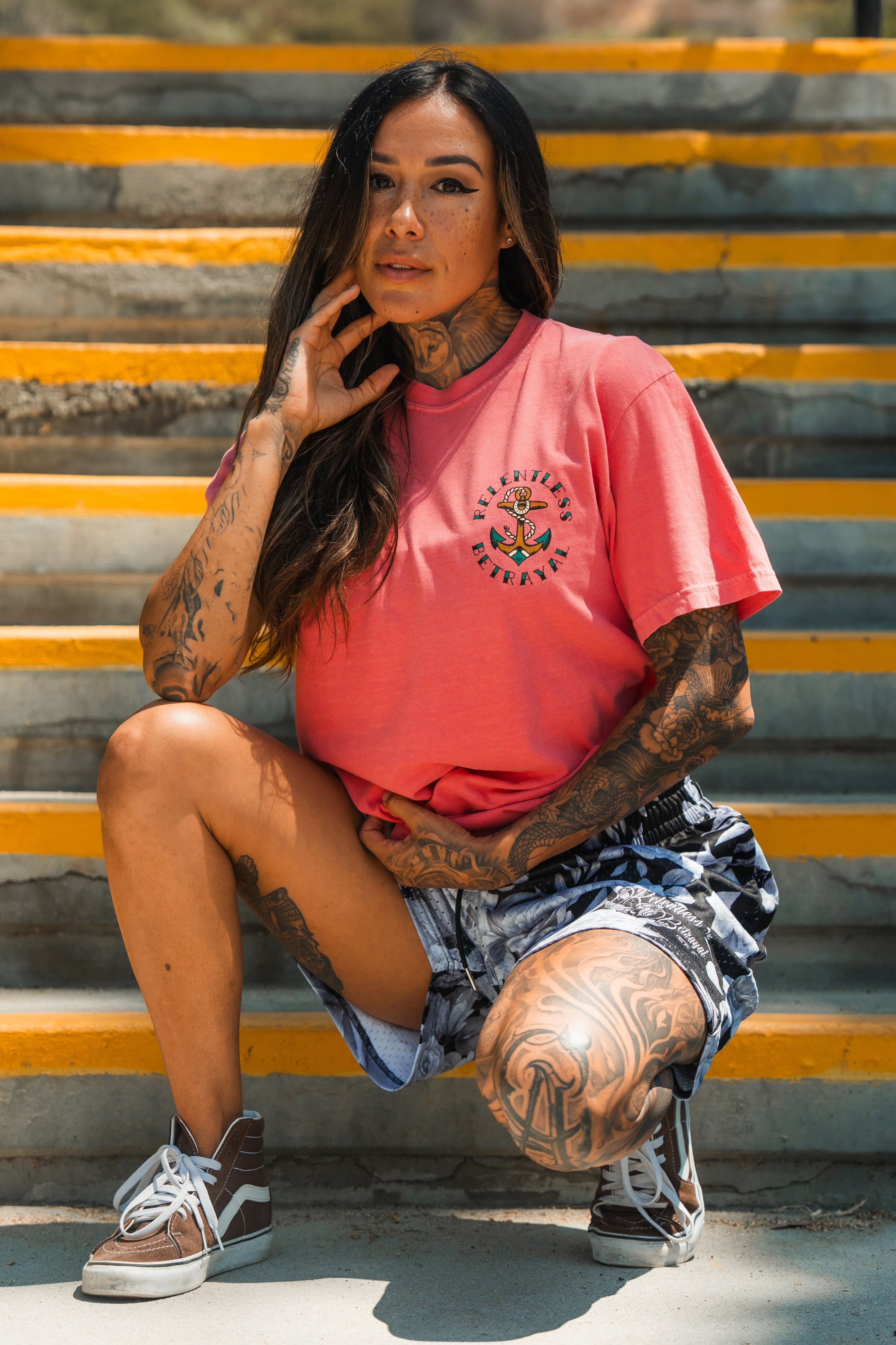 Premium Mesh Shorts | 5"- Beauty in Darkness