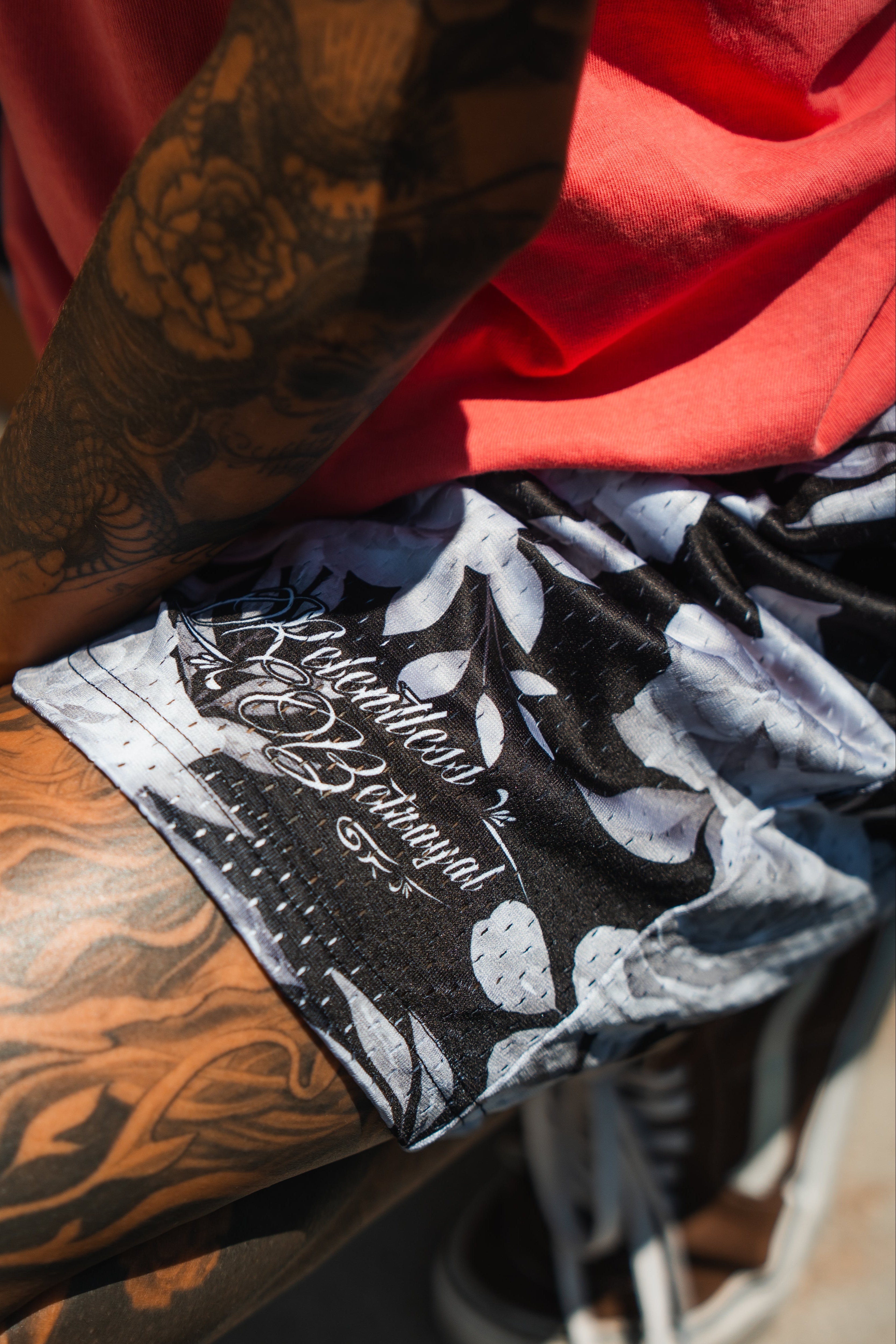 Premium Mesh Shorts | 5"- Beauty in Darkness
