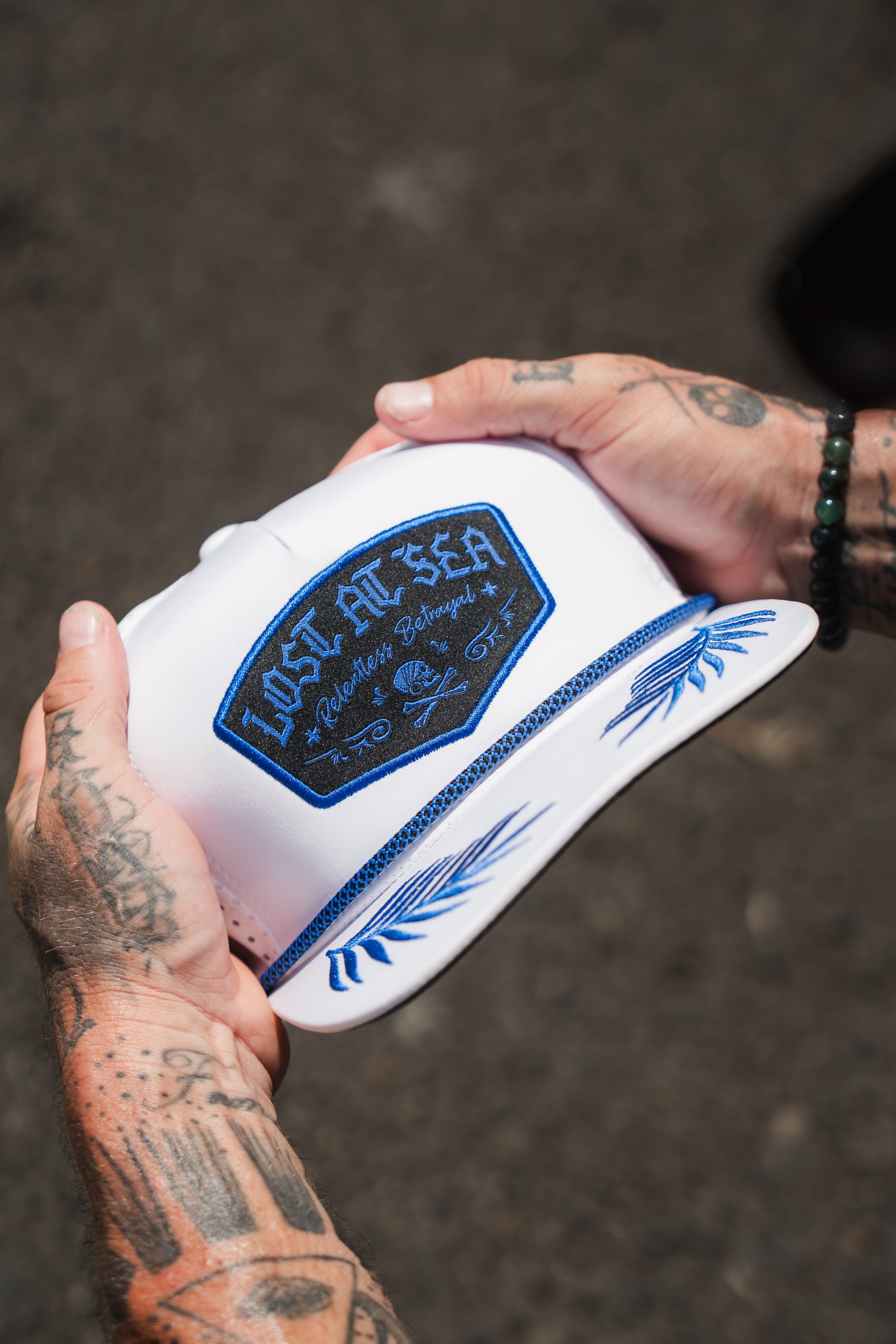 Lost At Sea WHITEOUT Snapback