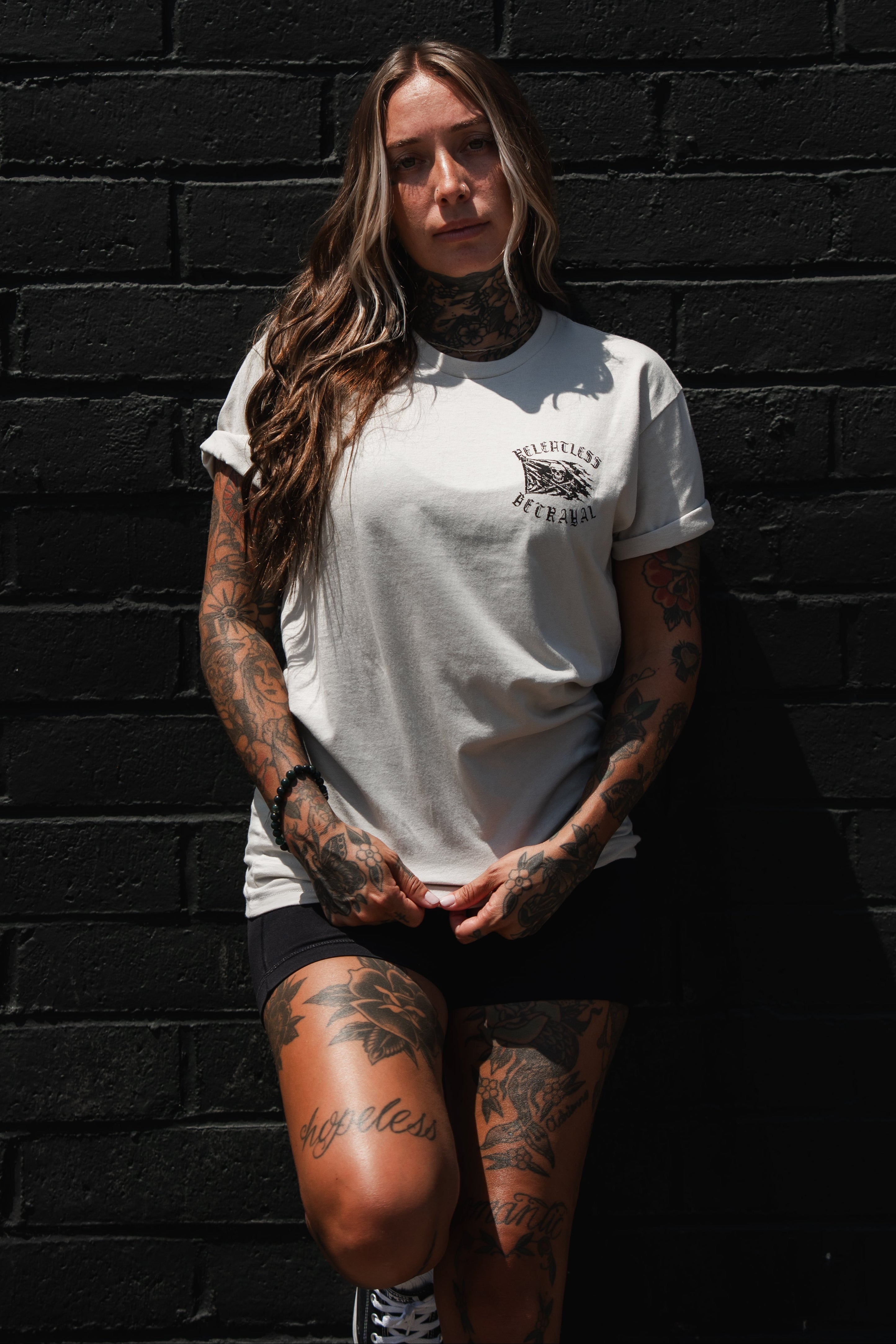 Raise the Jolly Roger Bone T-Shirt