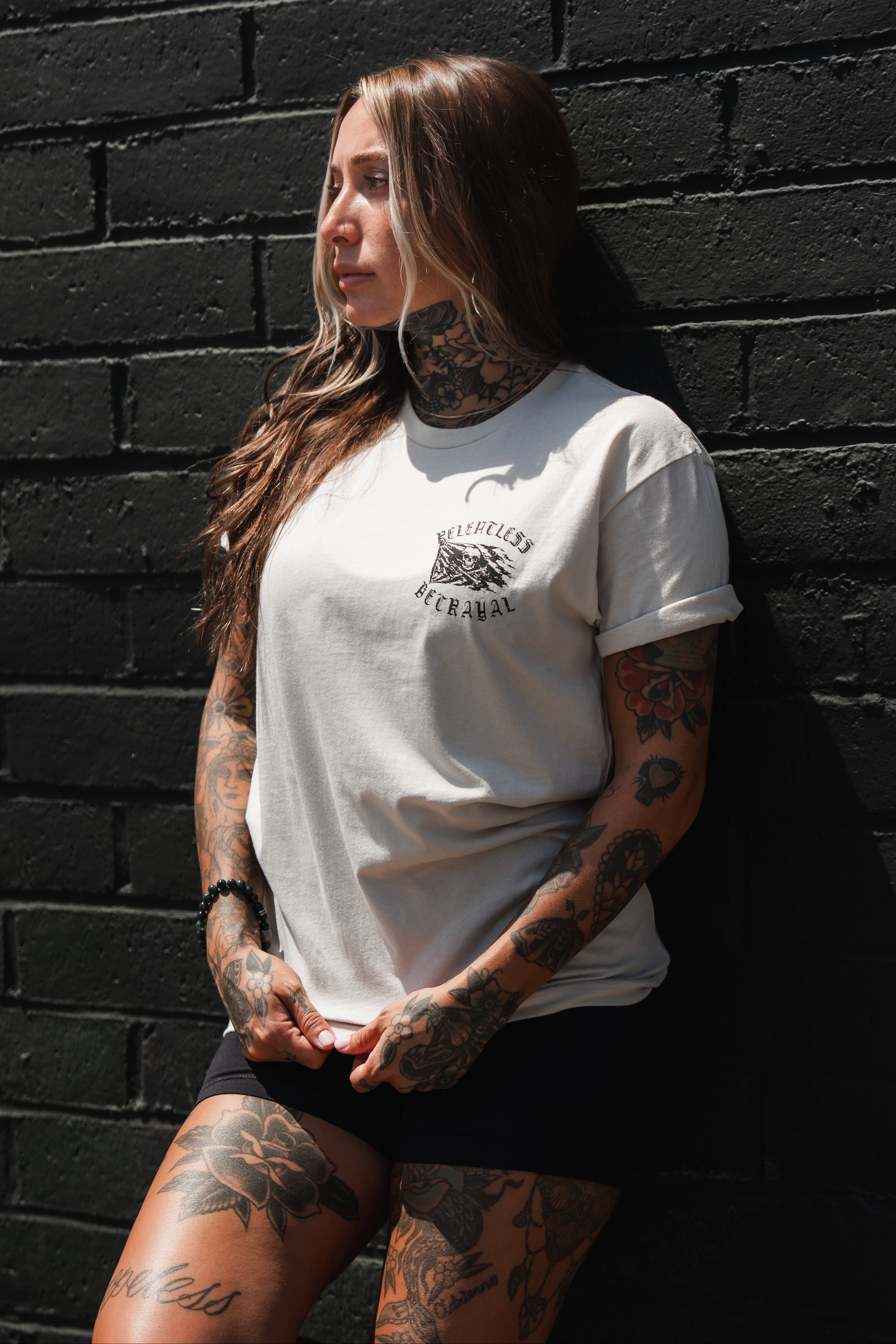 Raise the Jolly Roger Bone T-Shirt