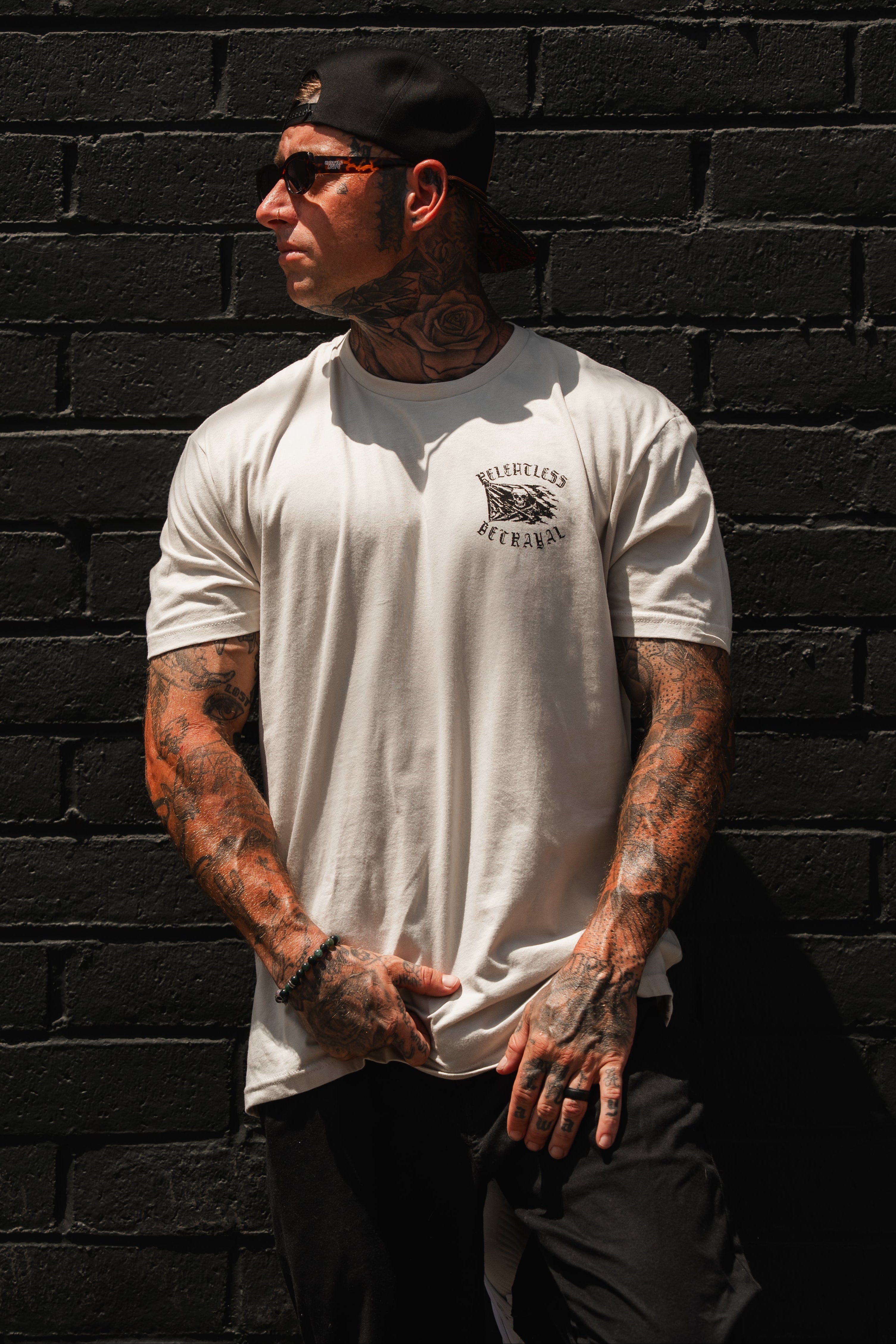 Raise the Jolly Roger Bone T-Shirt