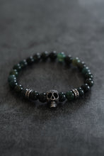 Load image into Gallery viewer, The Davy Jones Black Bead Bracelet