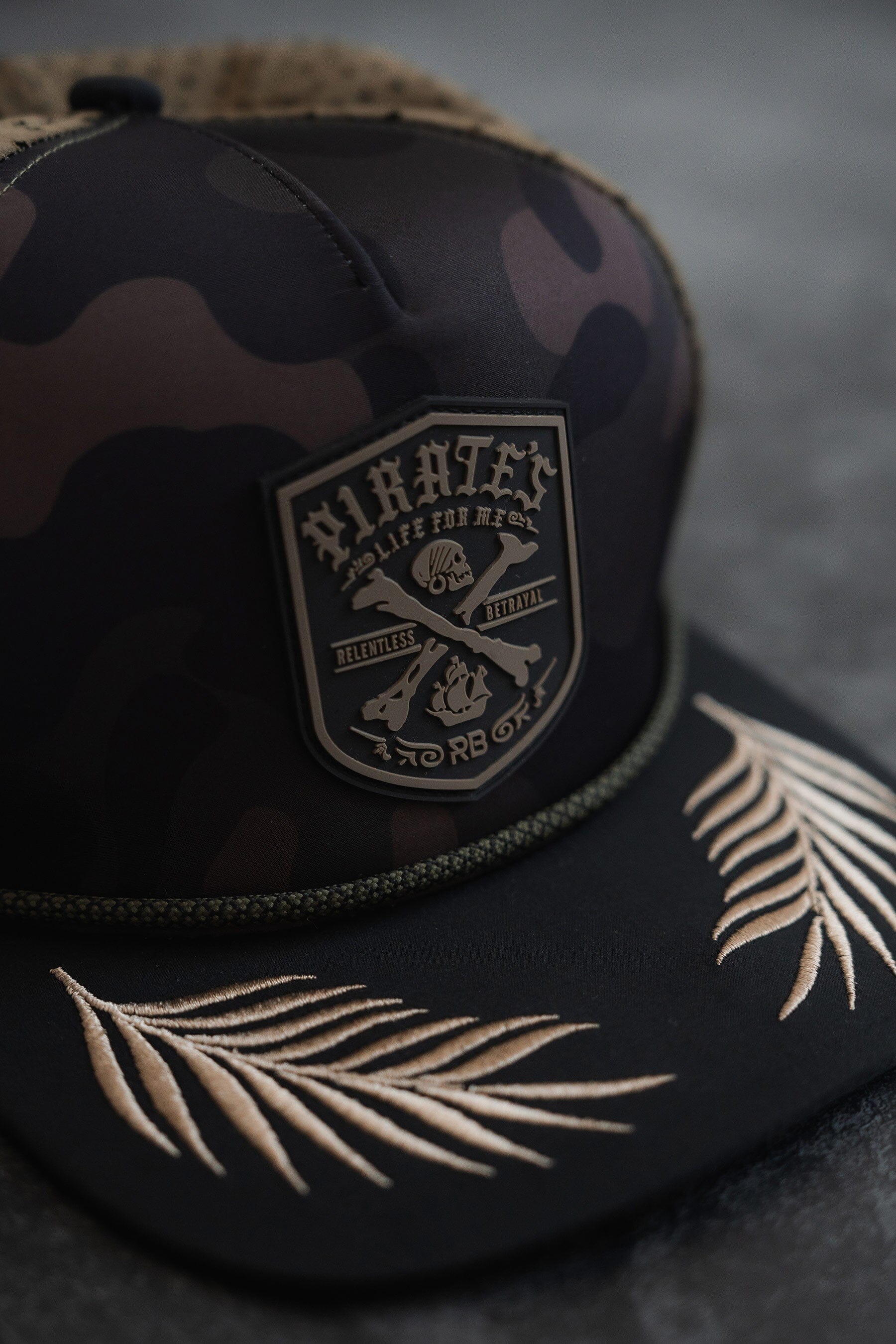 Pirate's Life Camo Snapback