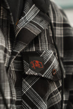 Load image into Gallery viewer, Black Flag Premium Hooded Flannel
