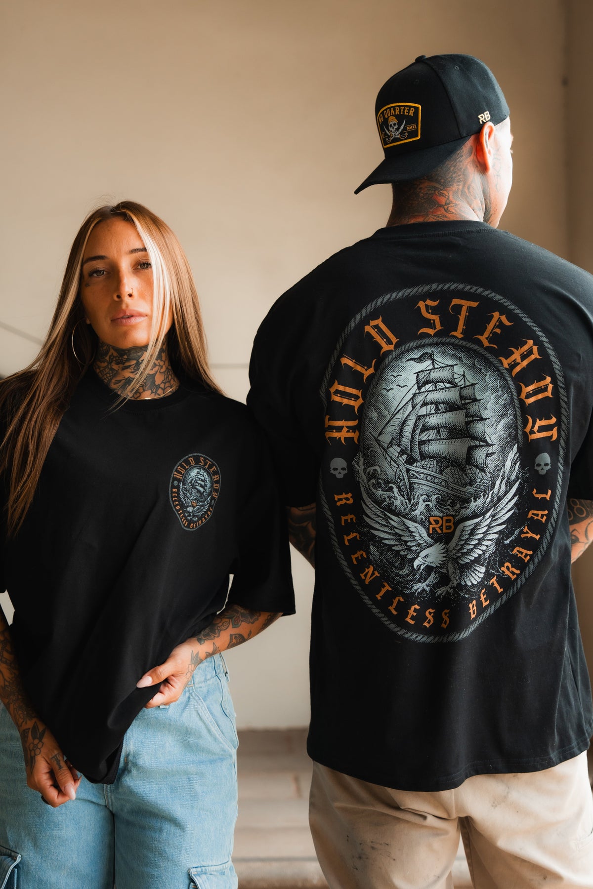 Hold Steady Premium Oversized Ghost T-Shirt