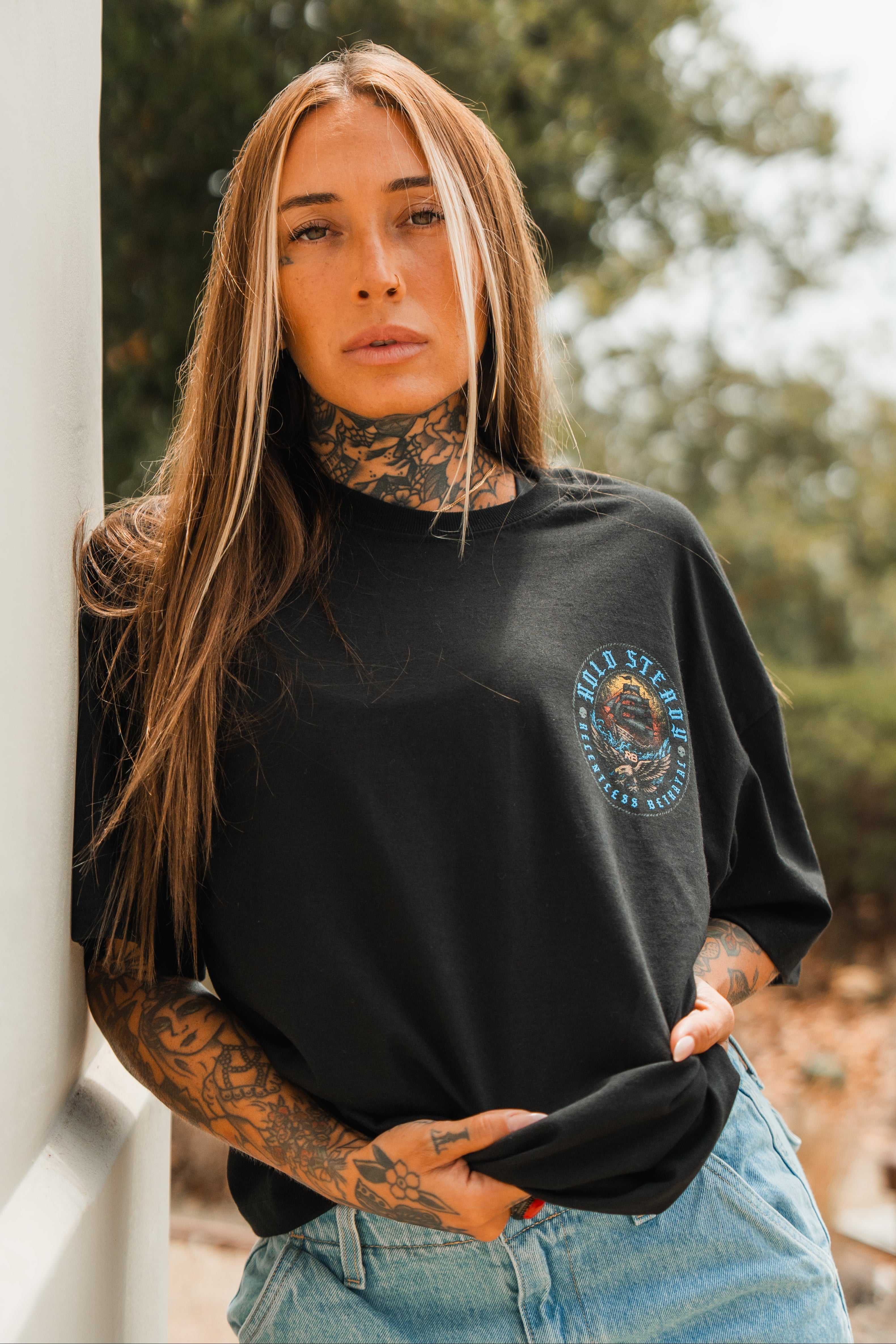 Hold Steady Premium Oversized T-Shirt