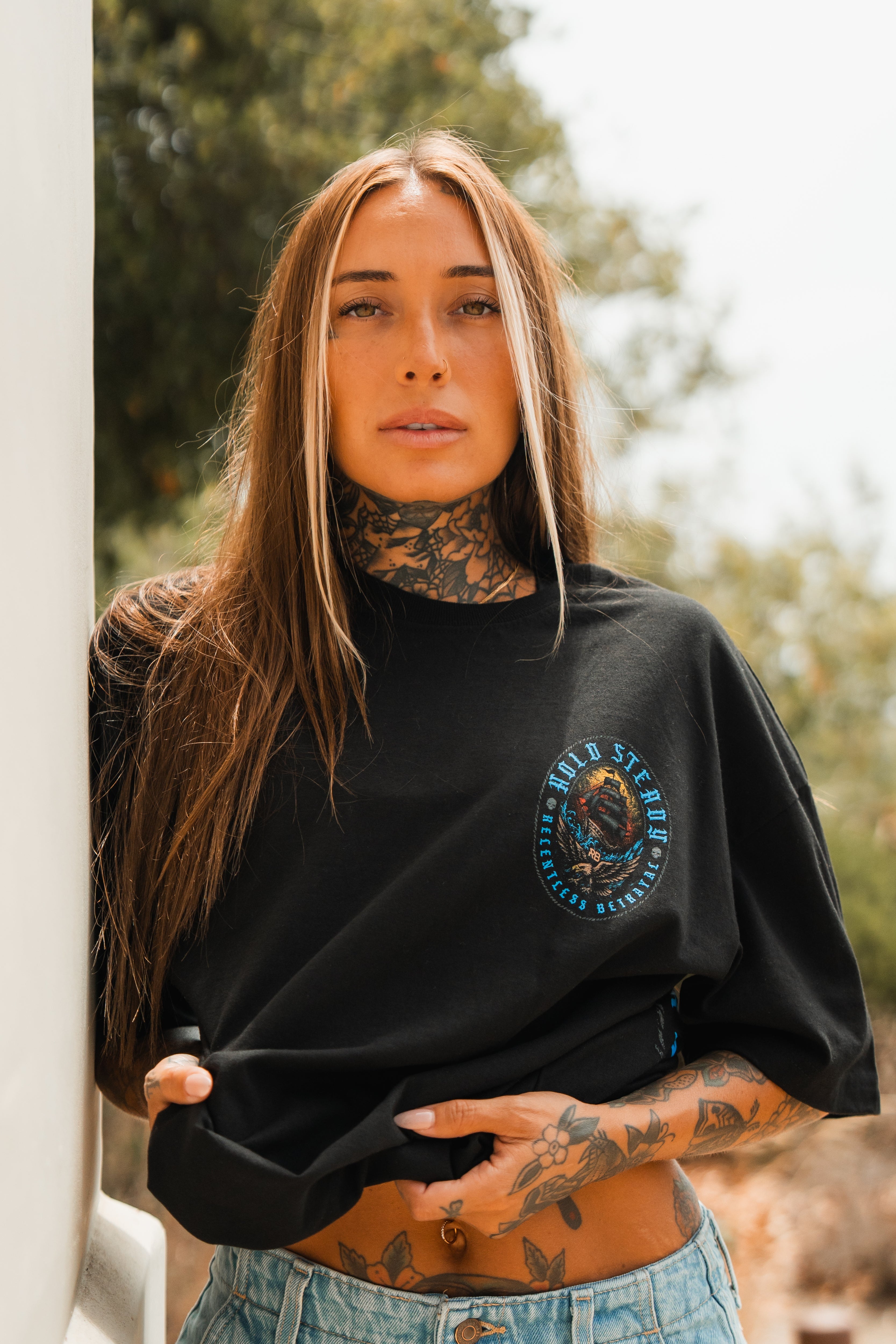 Hold Steady Premium Oversized T-Shirt