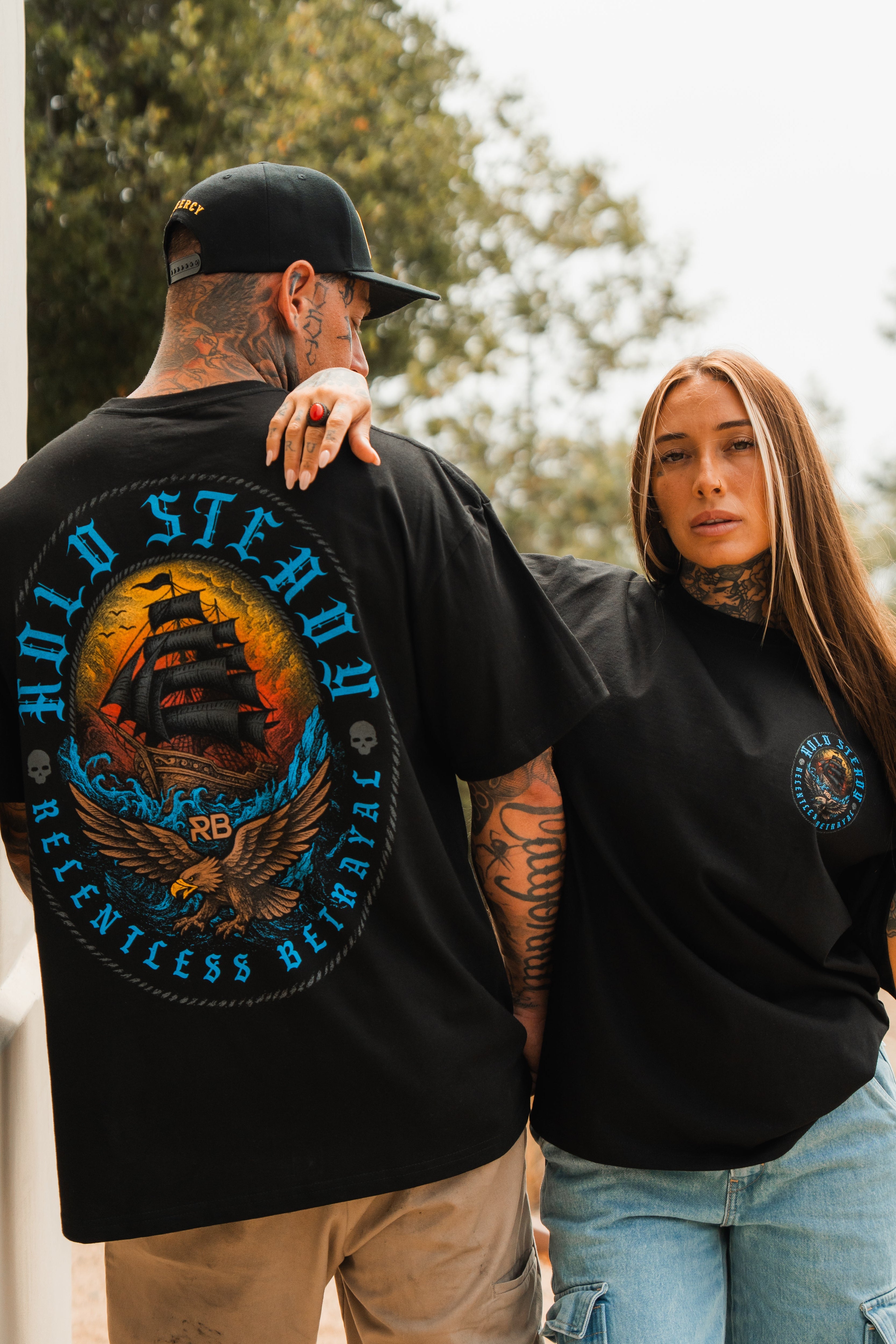 Hold Steady Premium Oversized T-Shirt