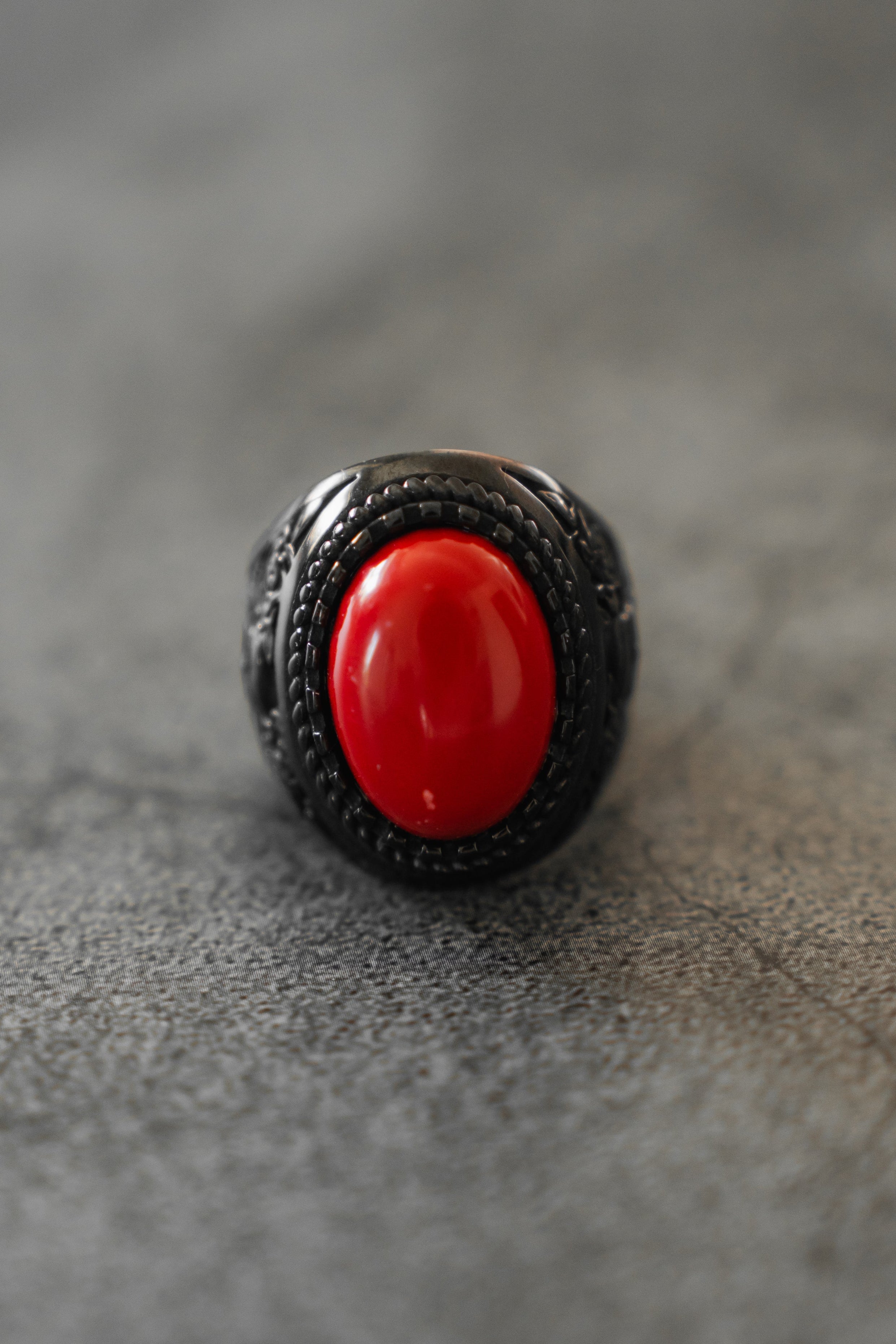 Burning Rose Blackout Ring