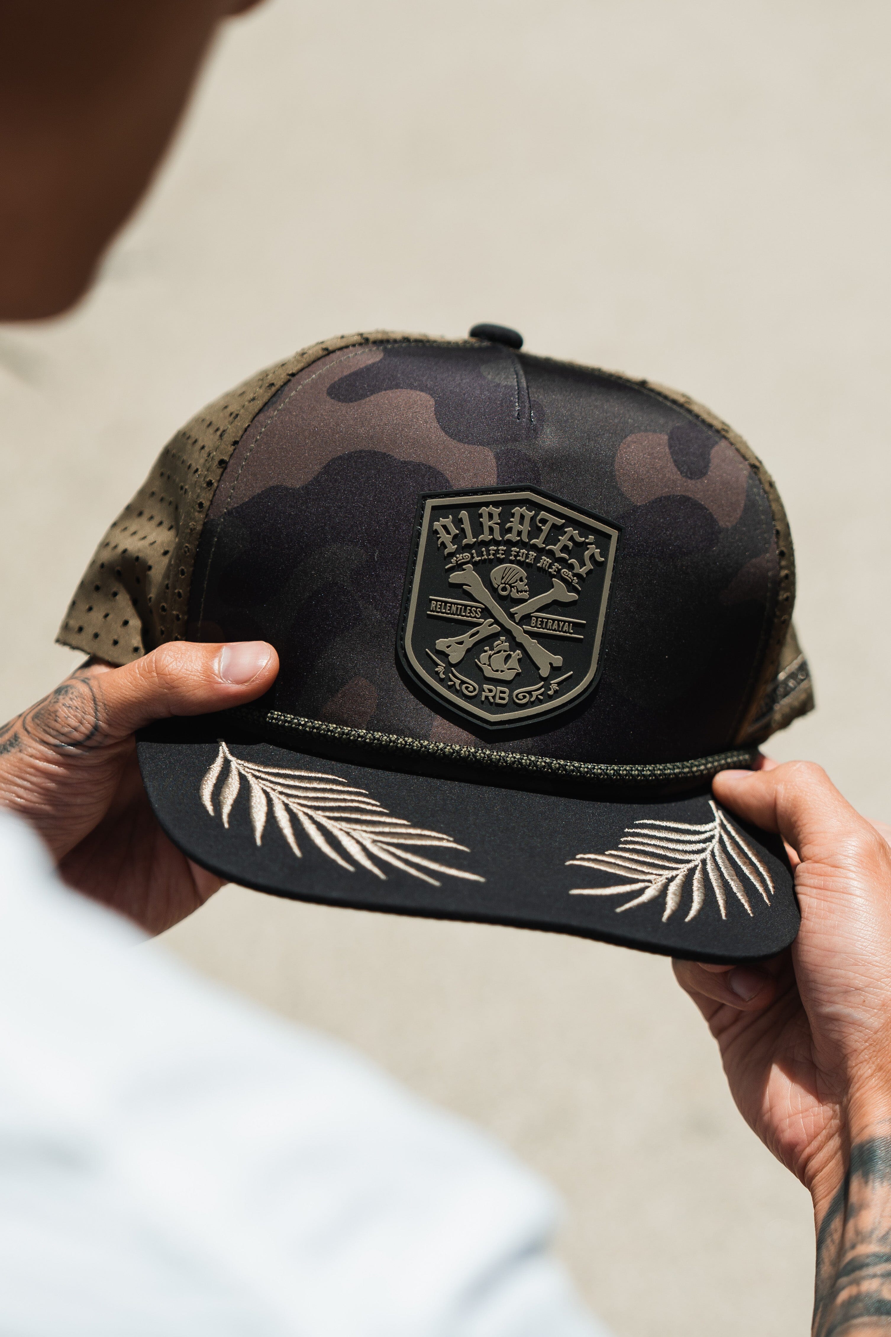 Pirate's Life Camo Snapback