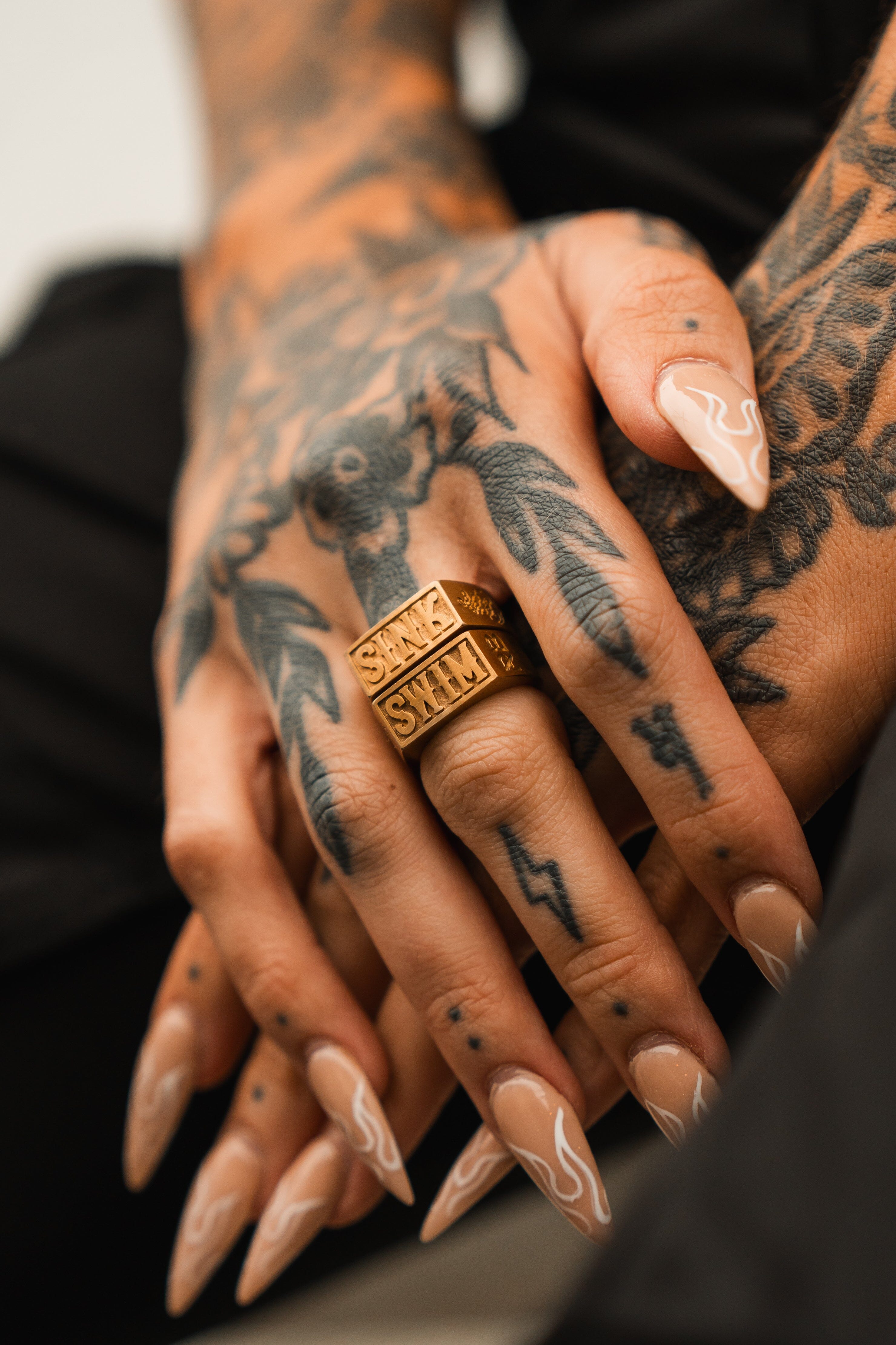 Gold Sink or Swim Rings