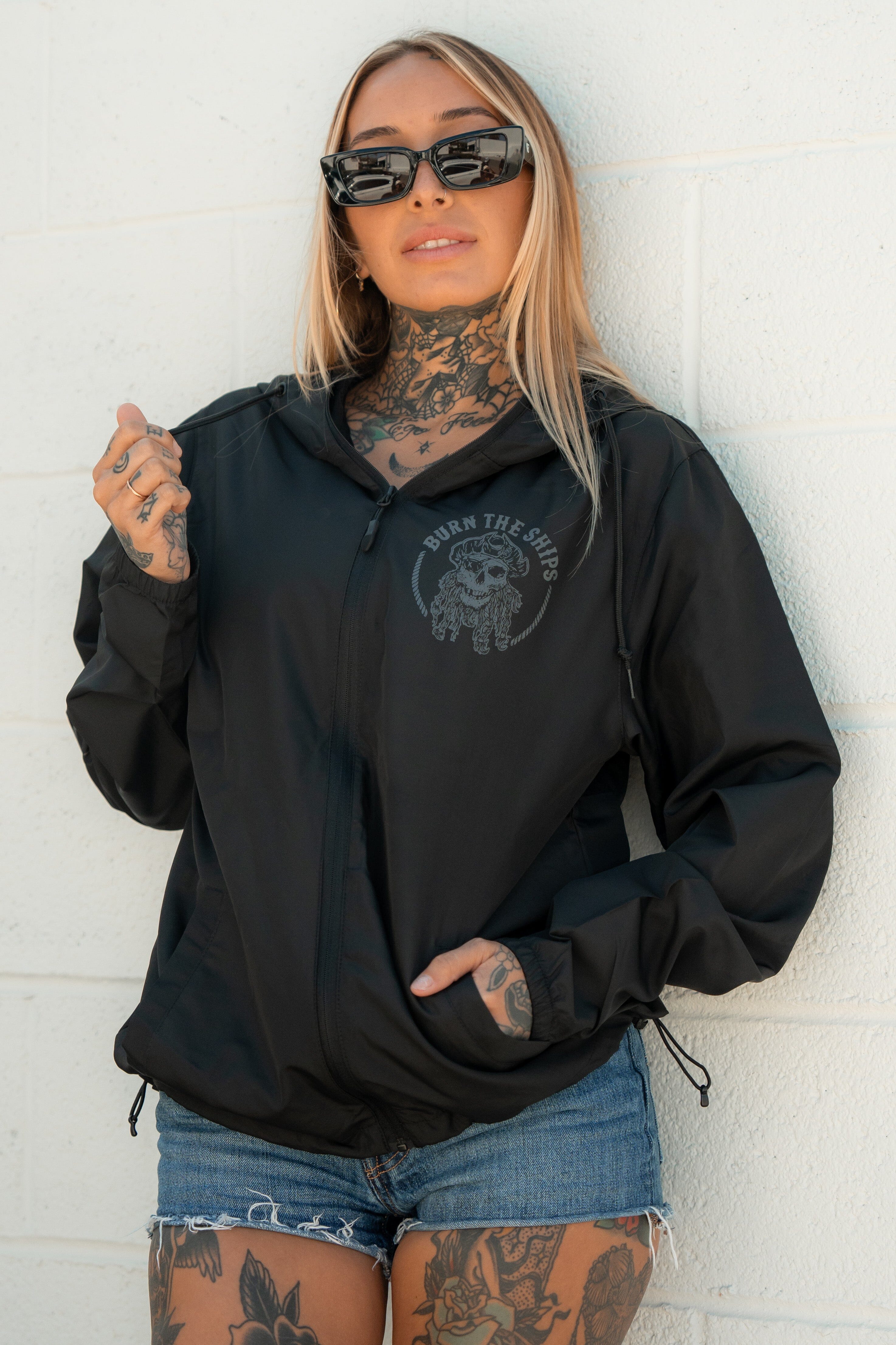 Burn The Ships Windbreaker Jacket