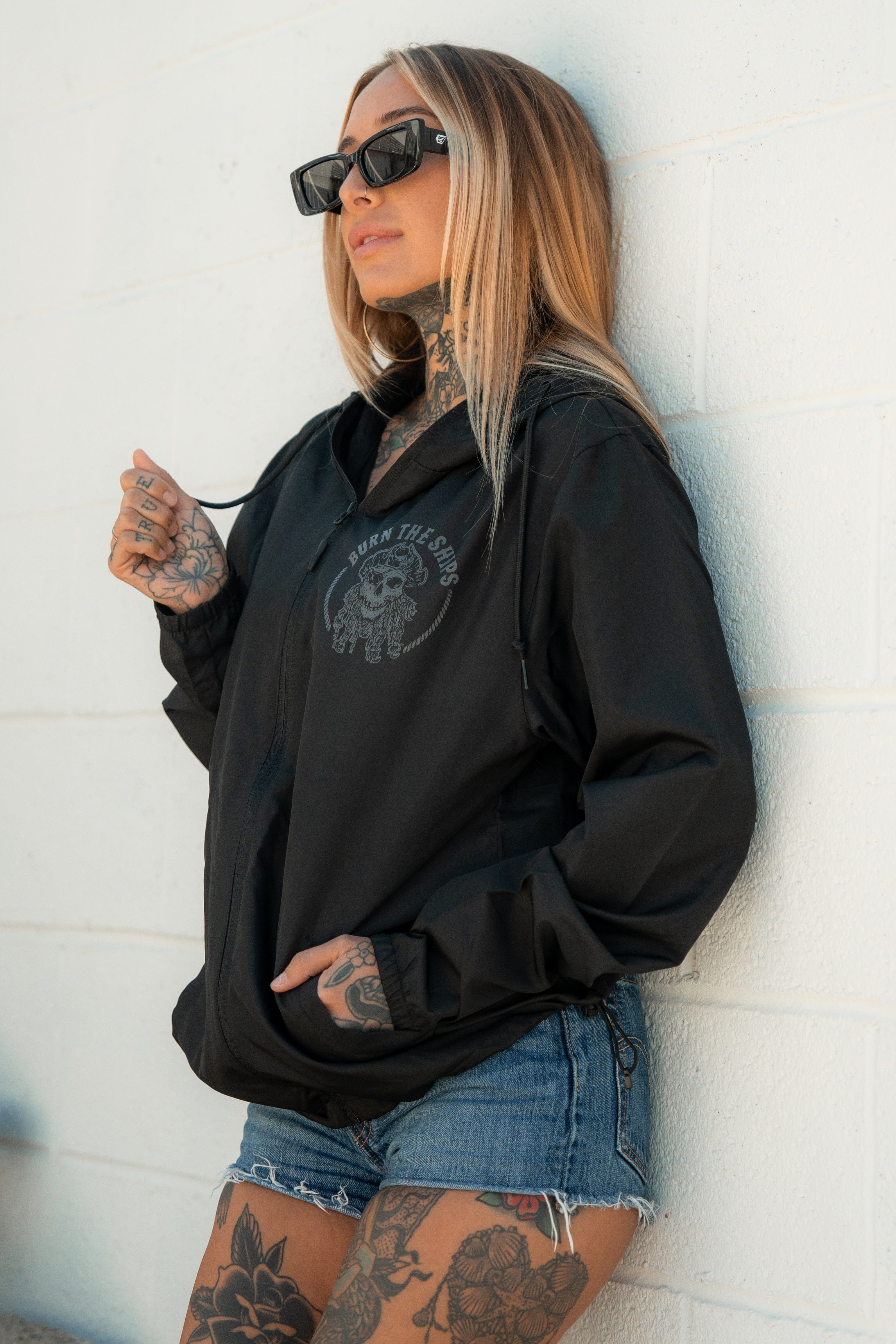 Burn The Ships Windbreaker Jacket