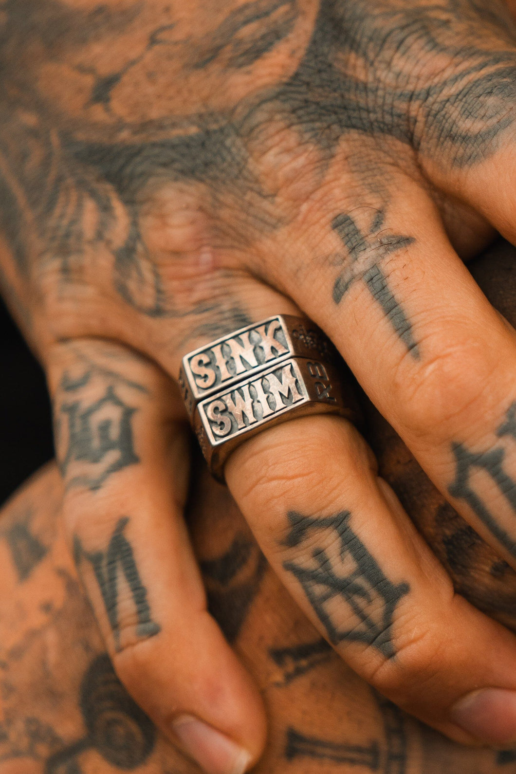Sink Or Swim Sterling Silver Rings | Set Of 2 | By Relentless Betrayal