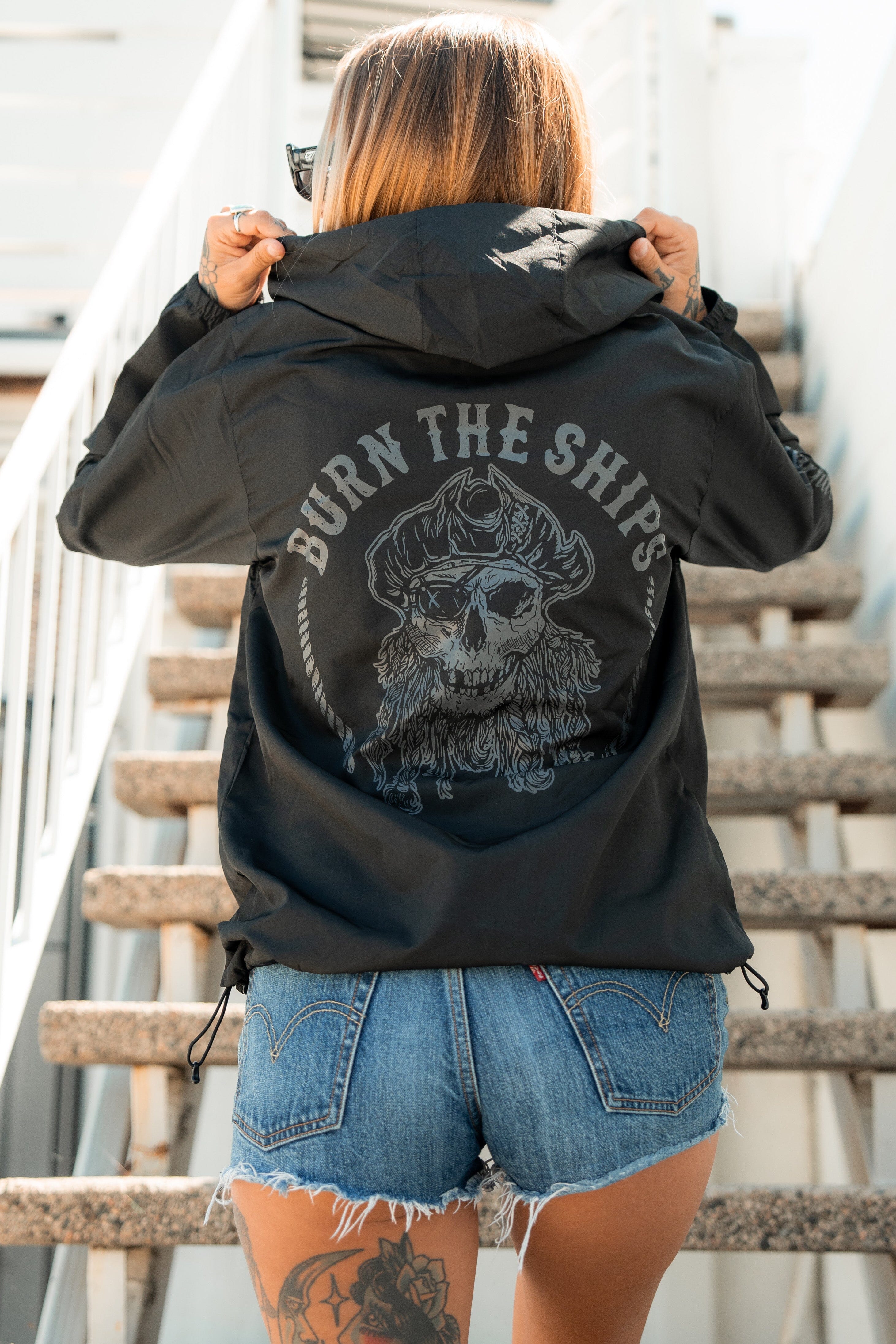 Burn The Ships Windbreaker Jacket
