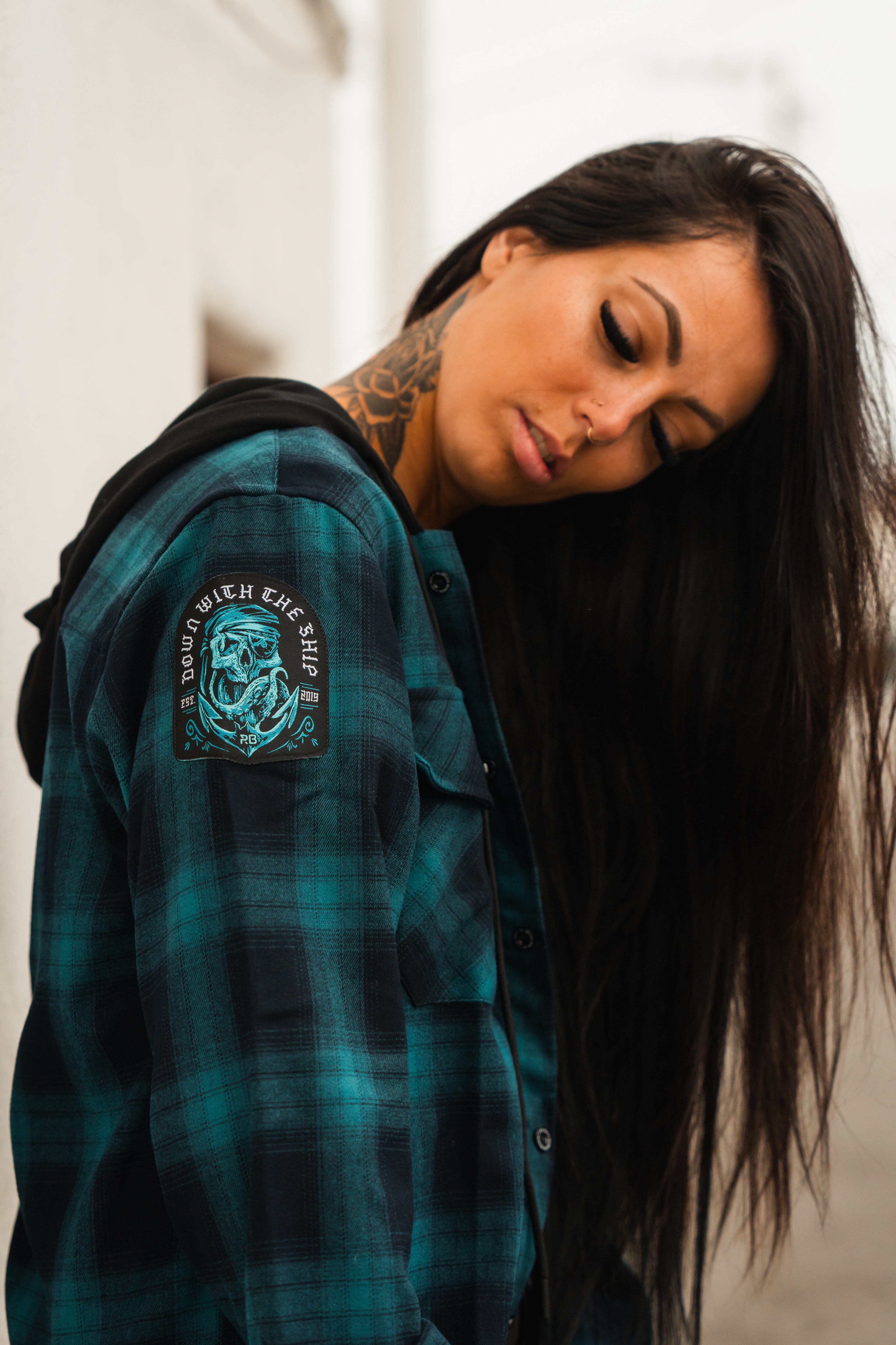 Ship Wreck Hooded Flannel