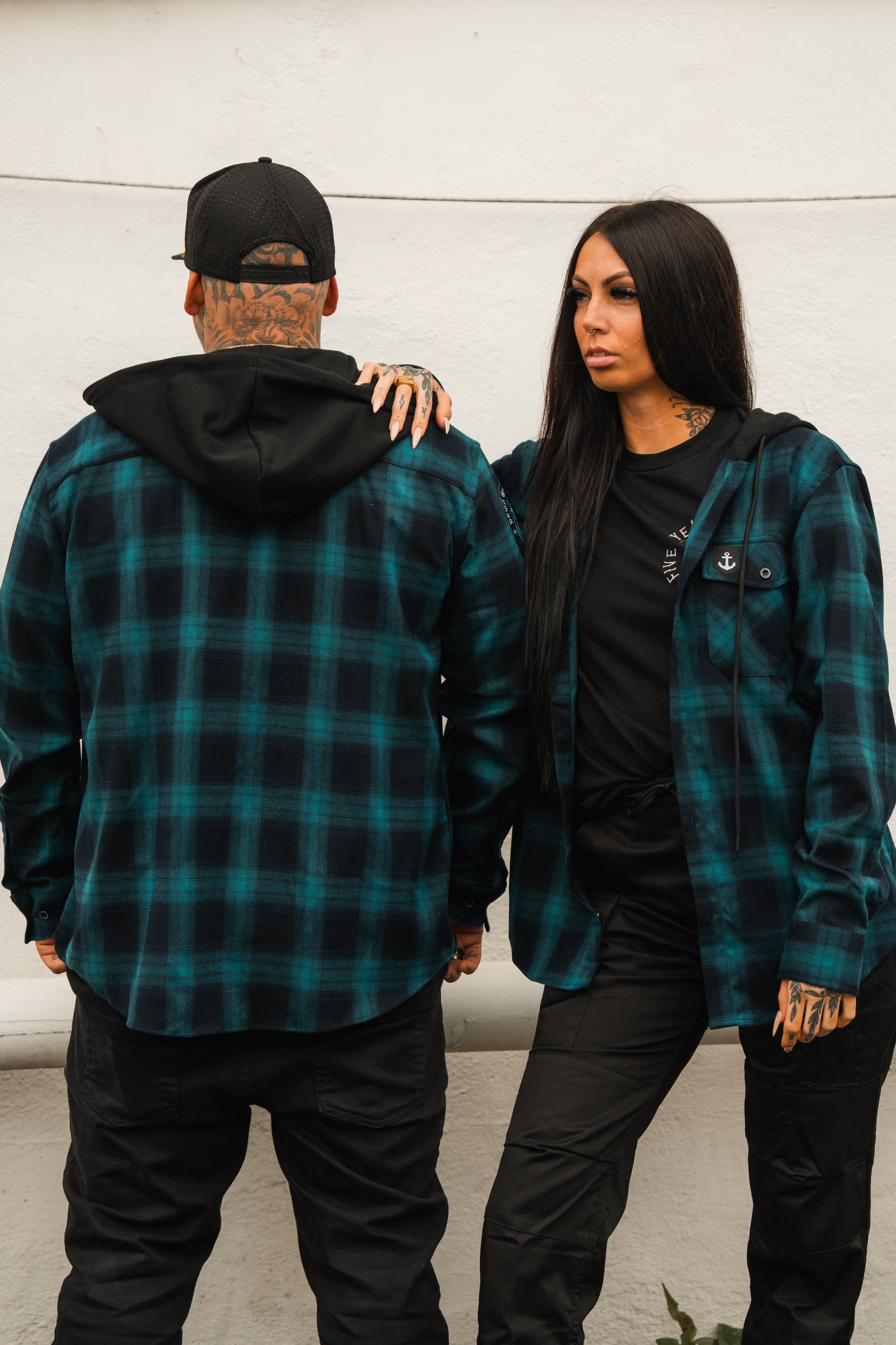 Ship Wreck Hooded Flannel
