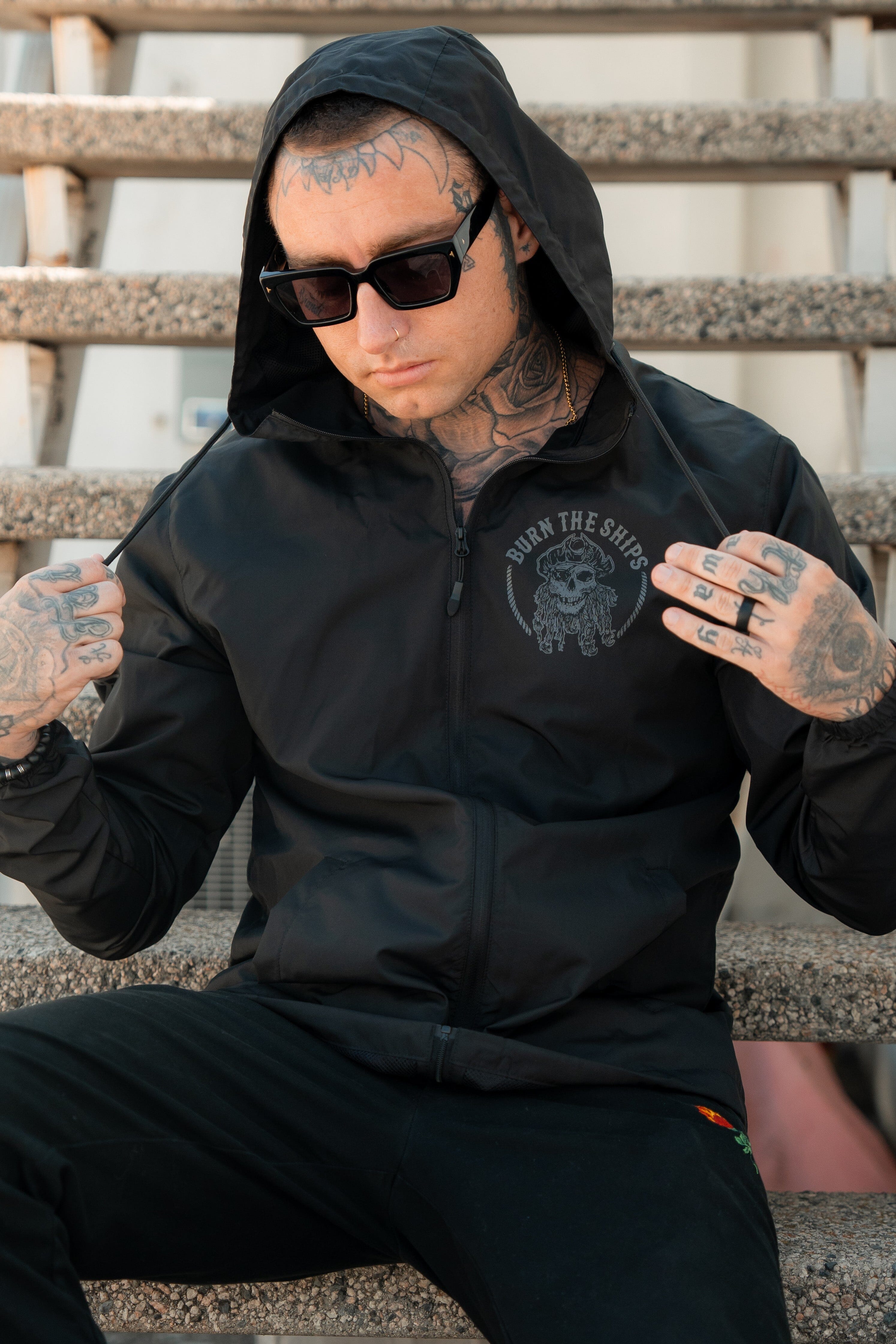 Burn The Ships Windbreaker Jacket