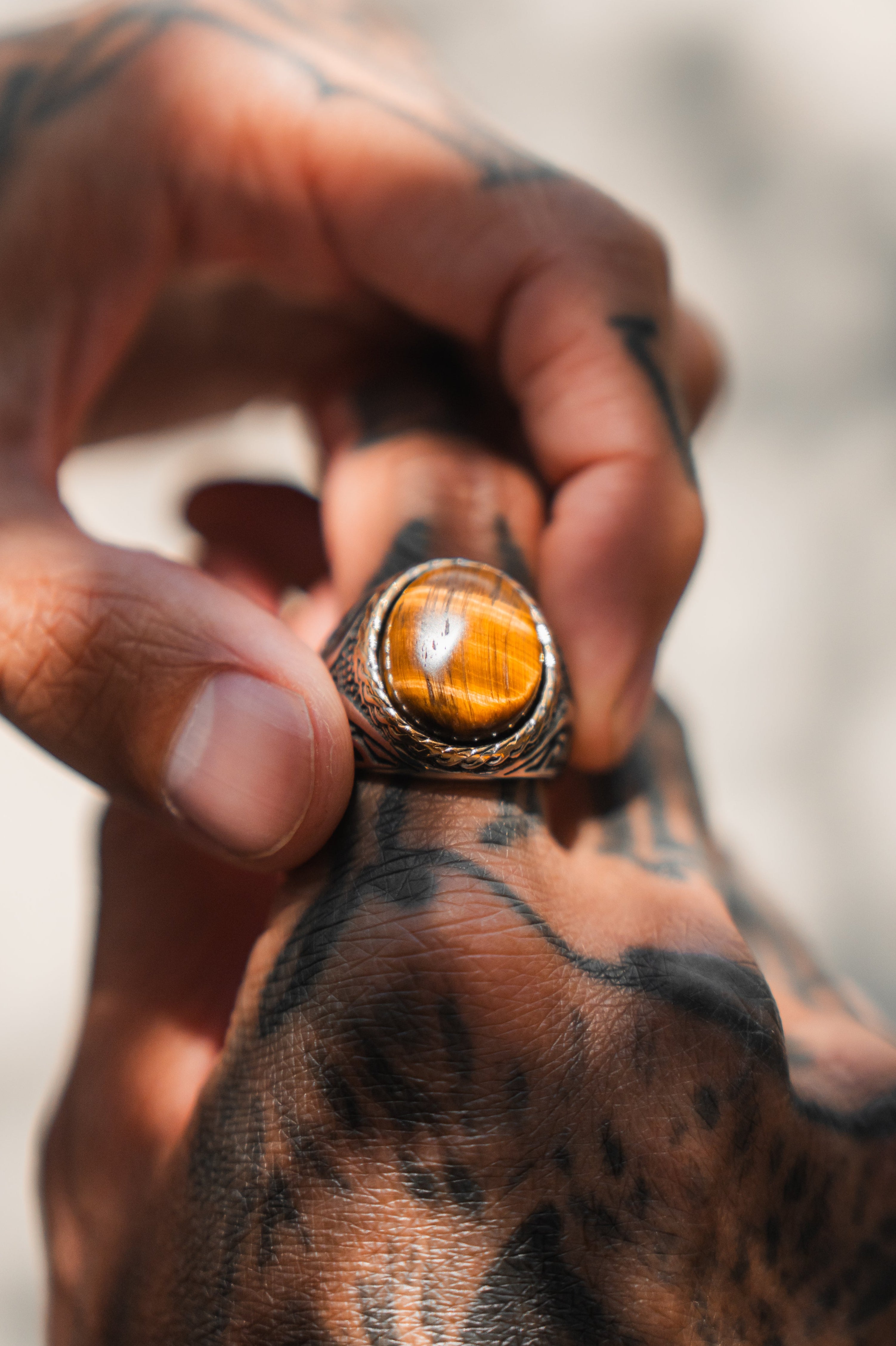 Imperial Tiger's Eye Ring