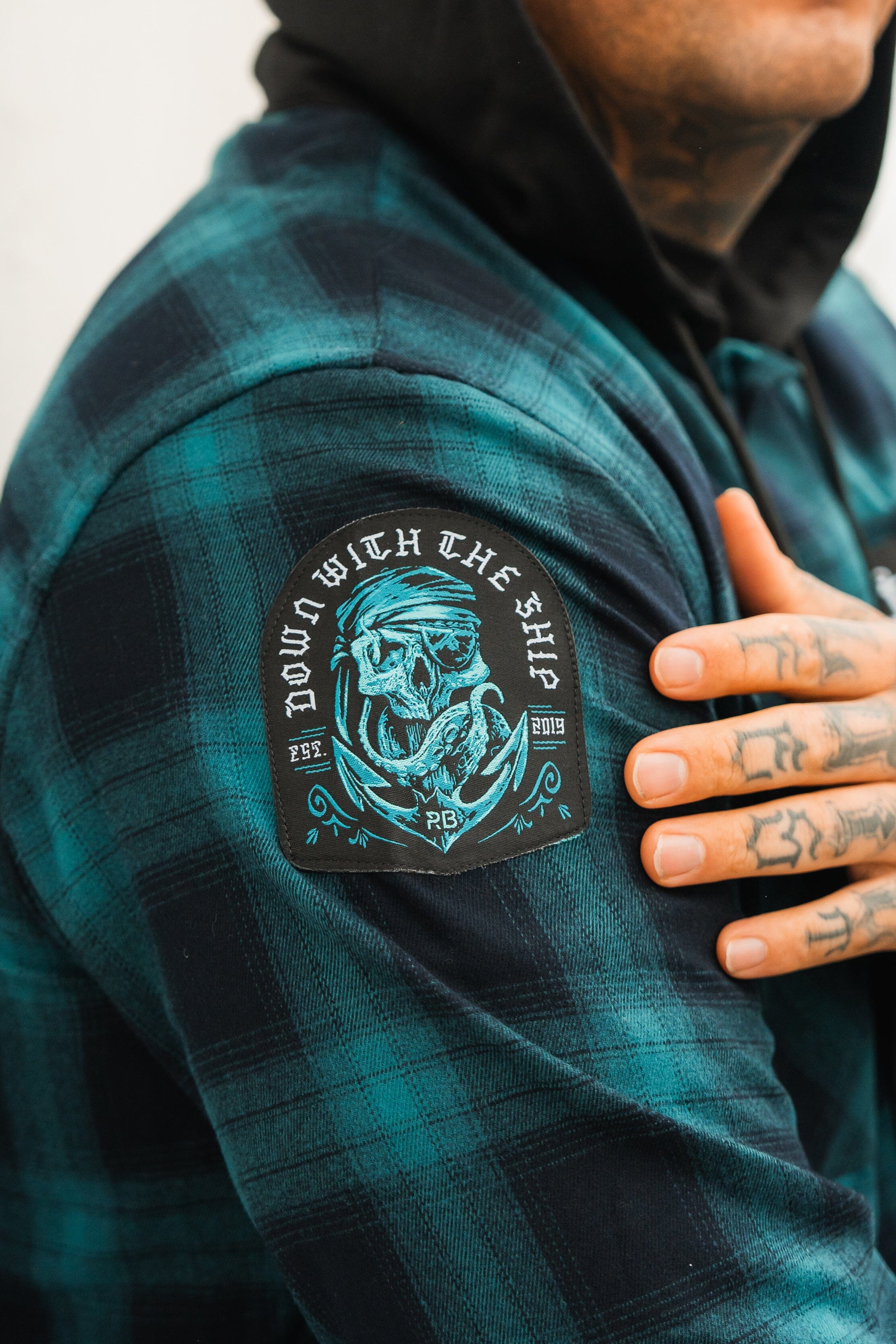 Ship Wreck Hooded Flannel