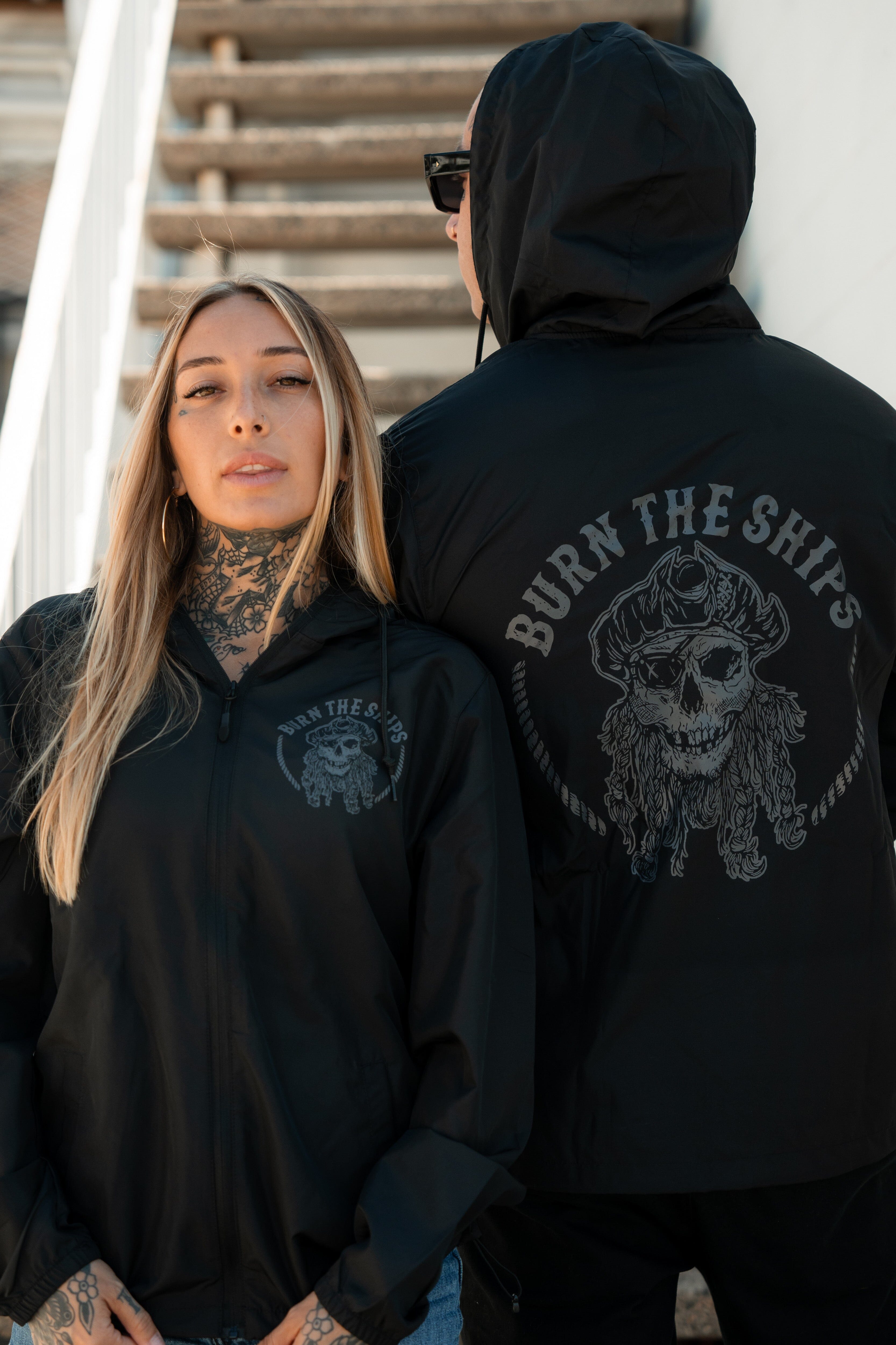 Burn The Ships Windbreaker Jacket