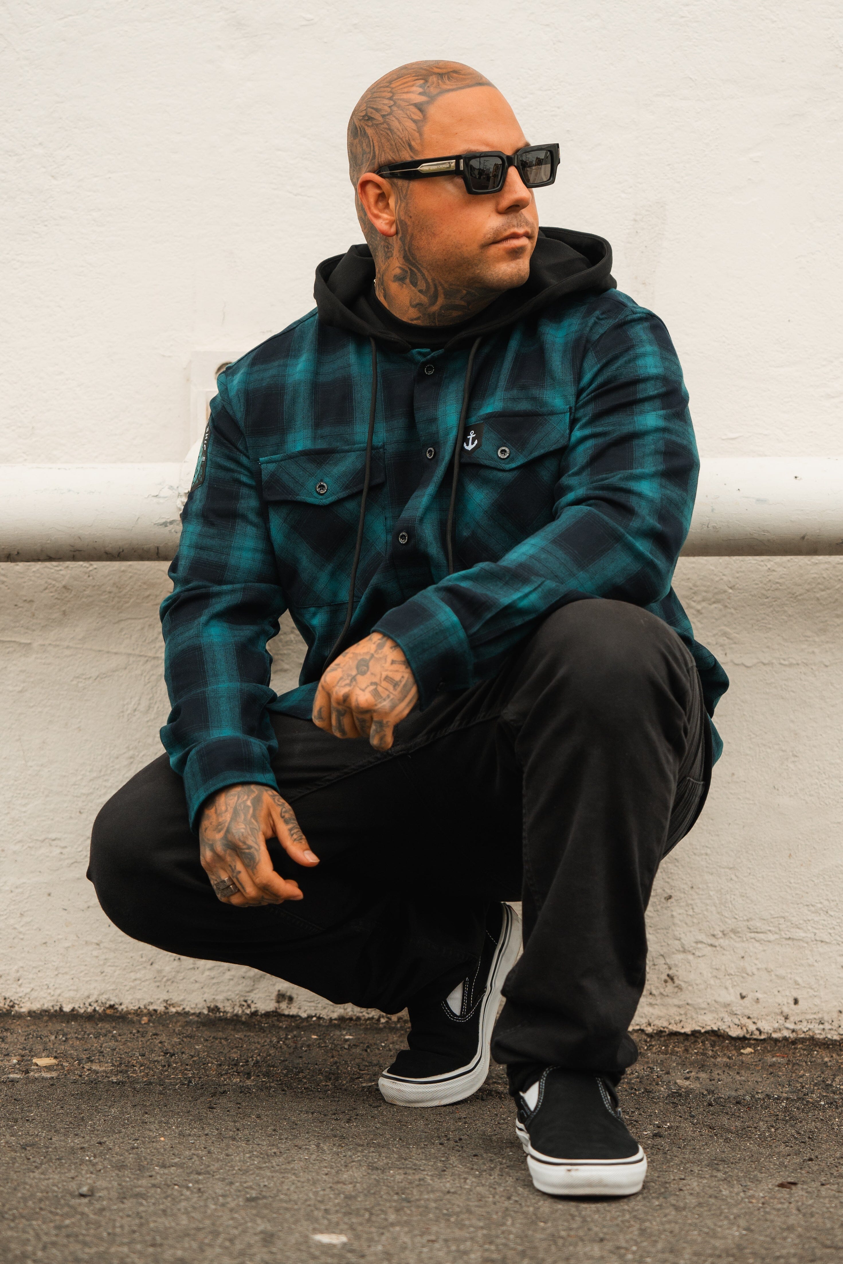Ship Wreck Hooded Flannel