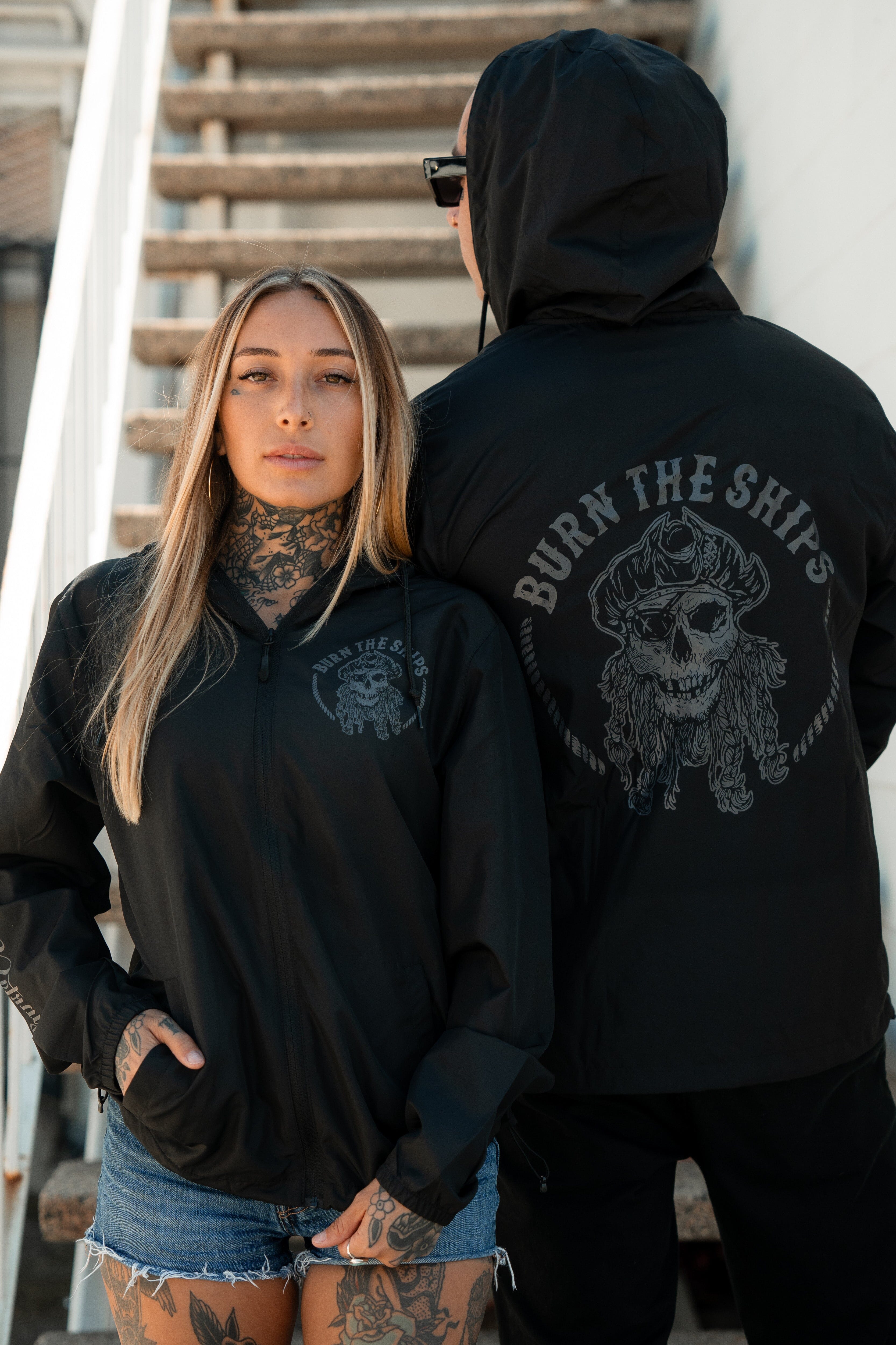 Burn The Ships Windbreaker Jacket