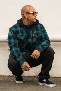 Ship Wreck Hooded Flannel