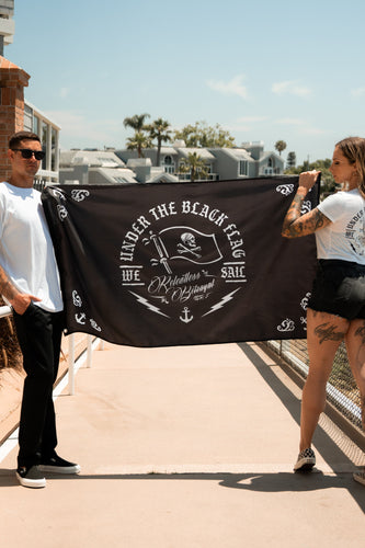 Under The Black Flag We Sail Flag