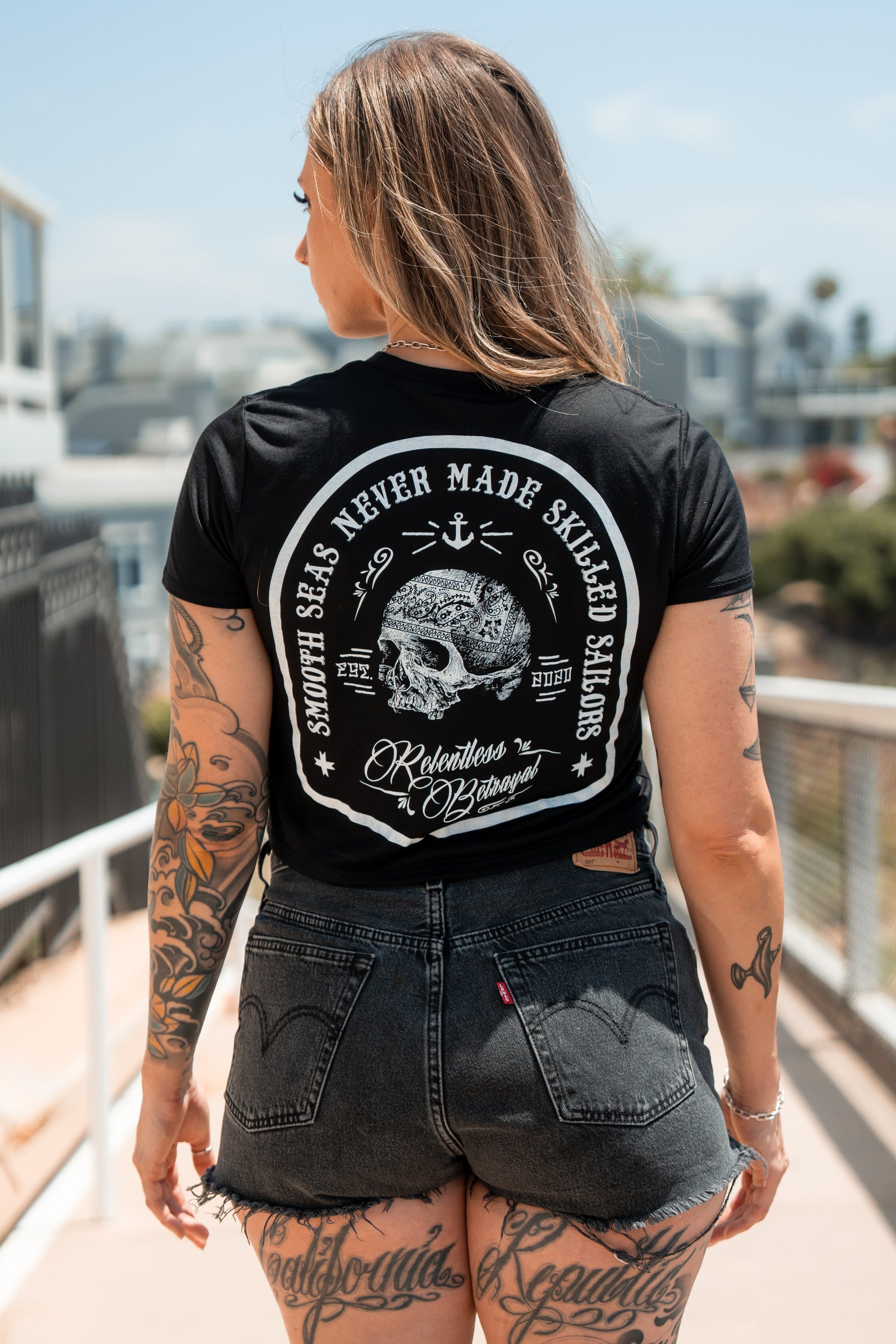 Skilled Sailor Crop Tee