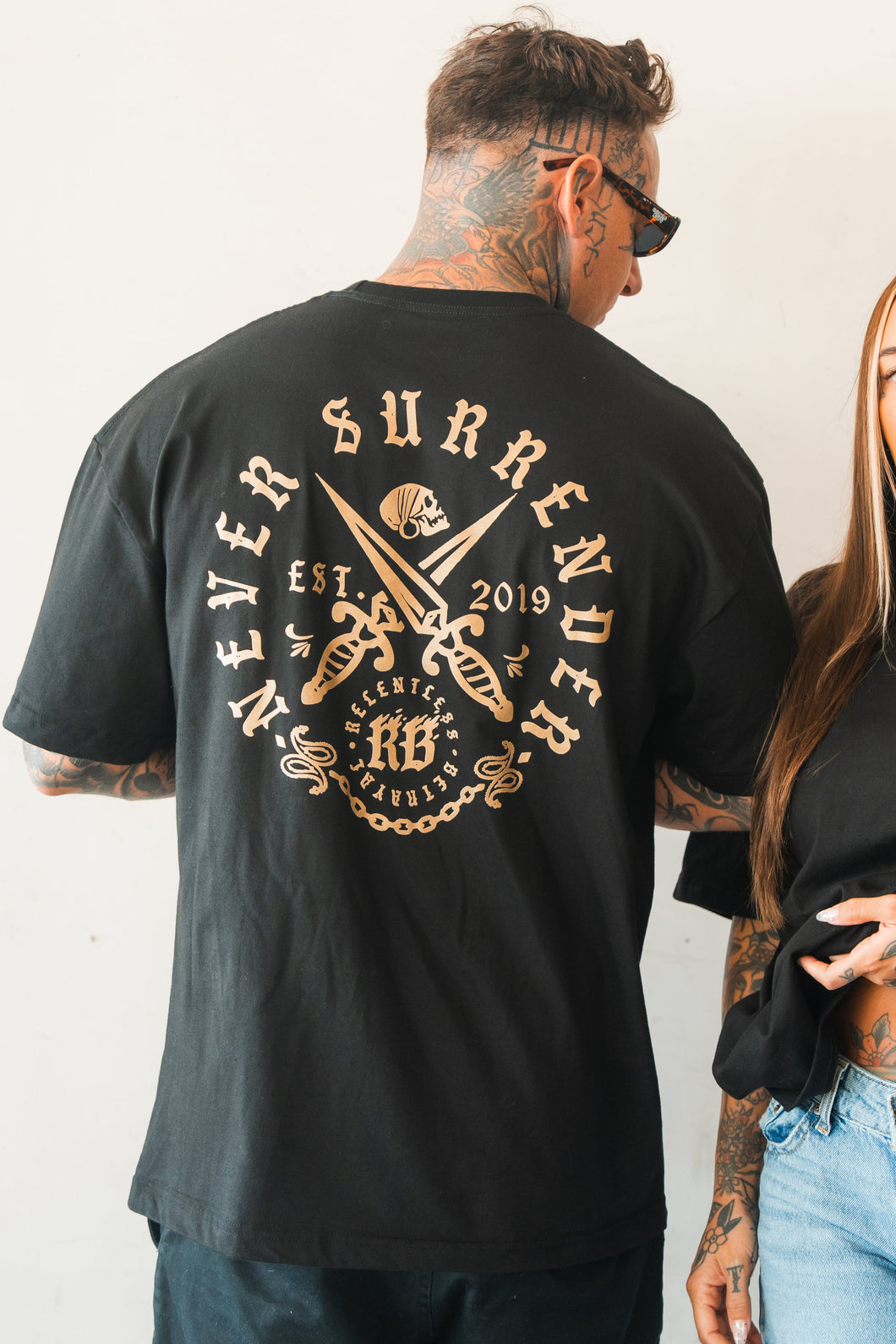 Never Surrender Premium Oversized T-Shirt