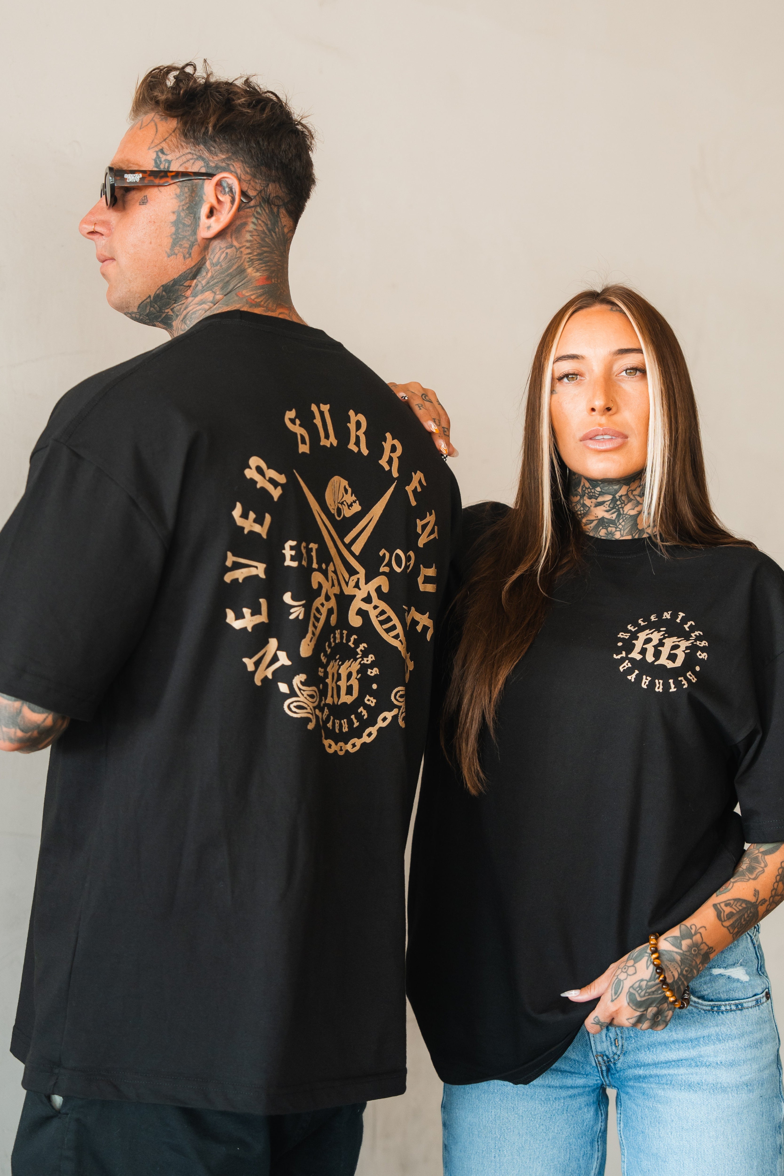 Never Surrender Premium Oversized T-Shirt