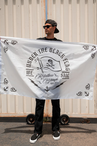 Under The Black Flag We Sail V2 Flag