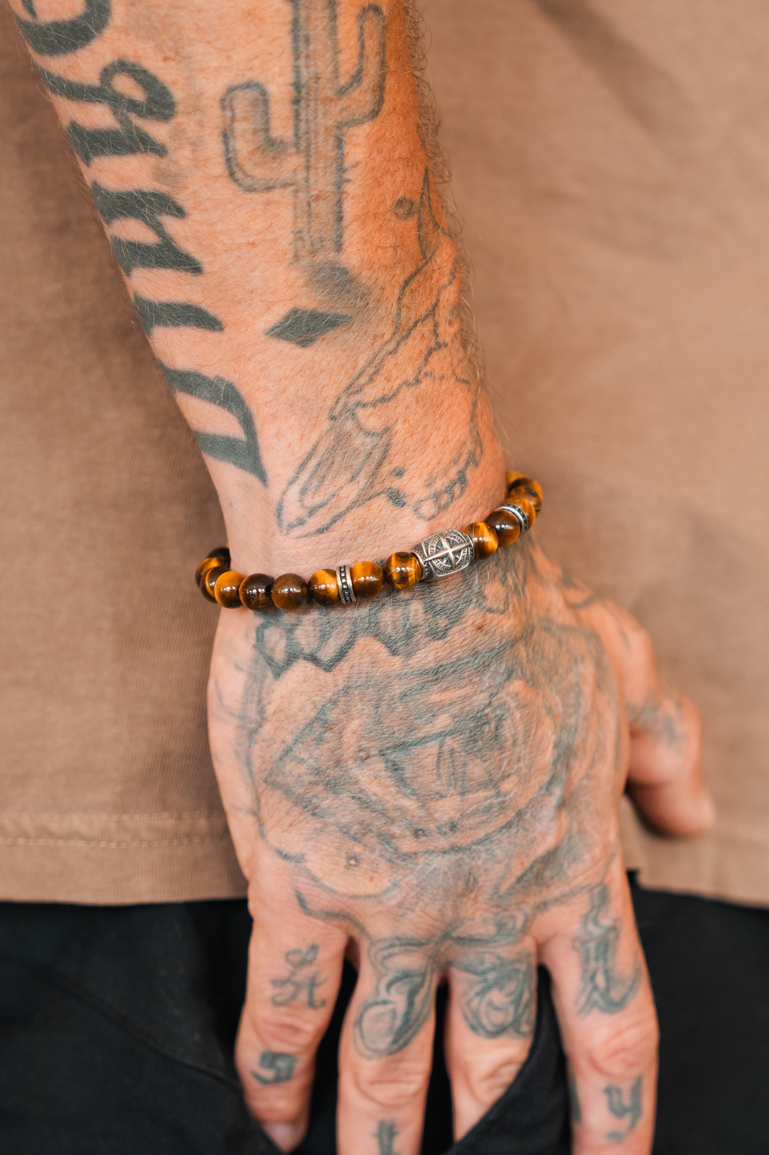 Polaris Tiger's Eye Bead Bracelet