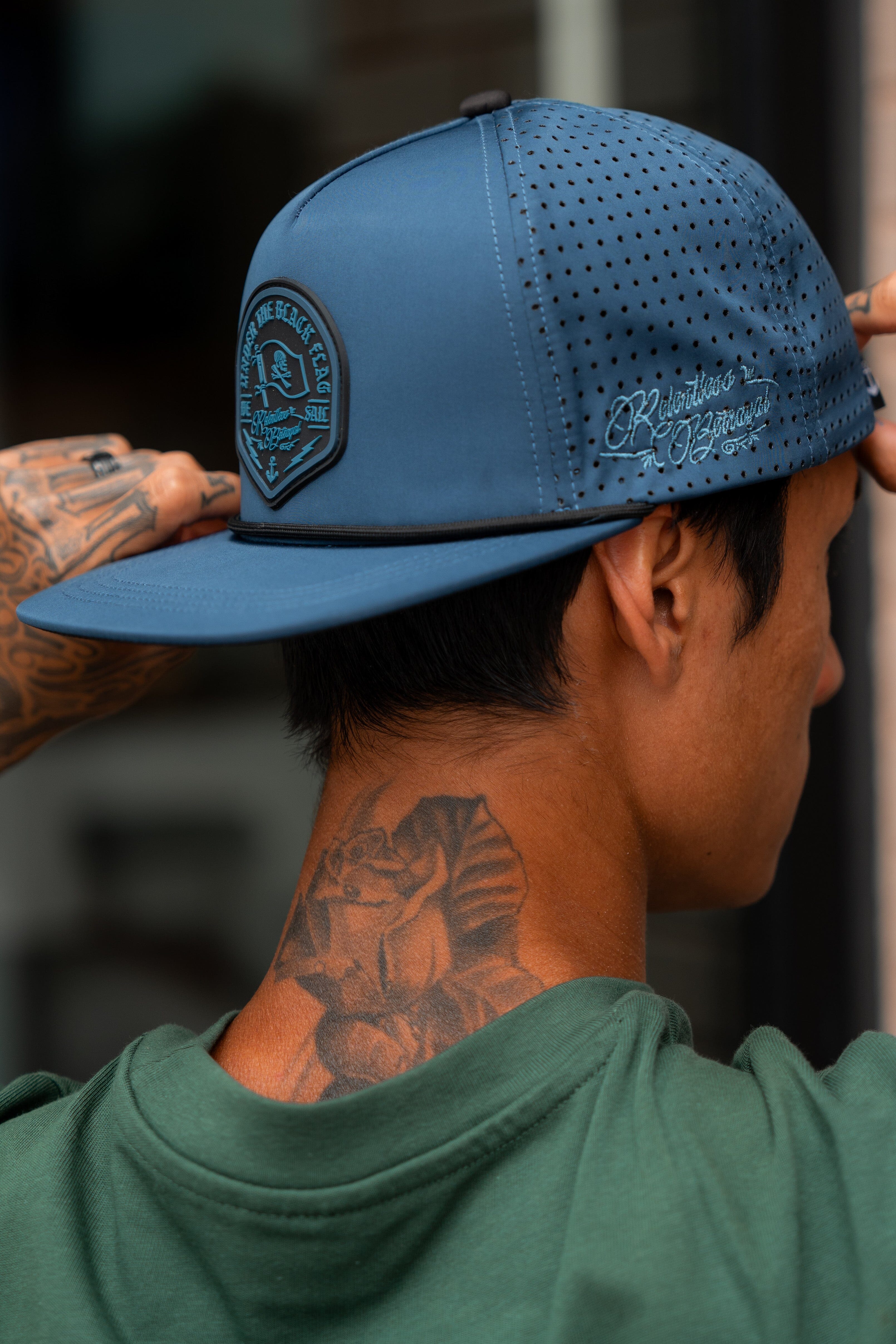 Black Flag Slate Snapback