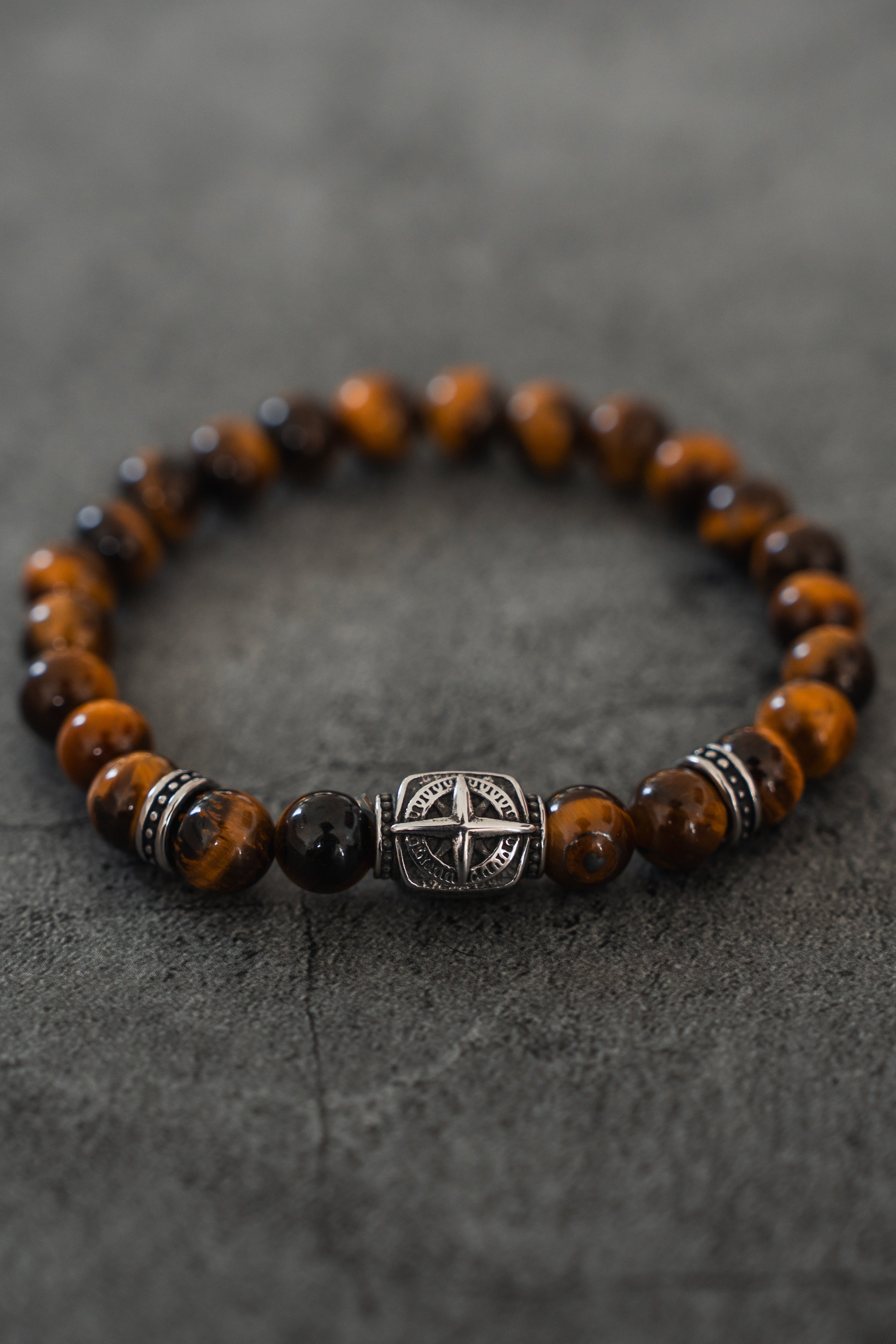 Polaris Tiger's Eye Bead Bracelet