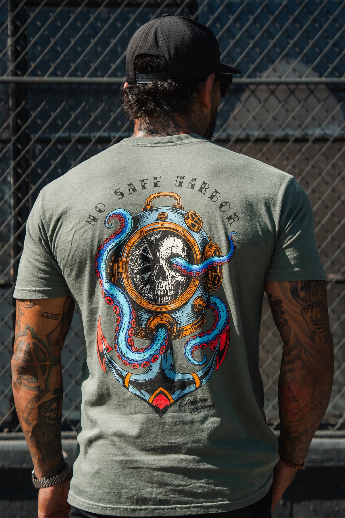 No Safe Harbor Premium Olive T-Shirt