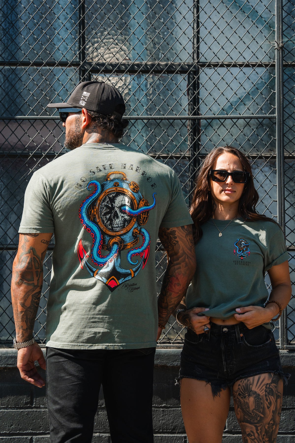 No Safe Harbor Premium Olive T-Shirt