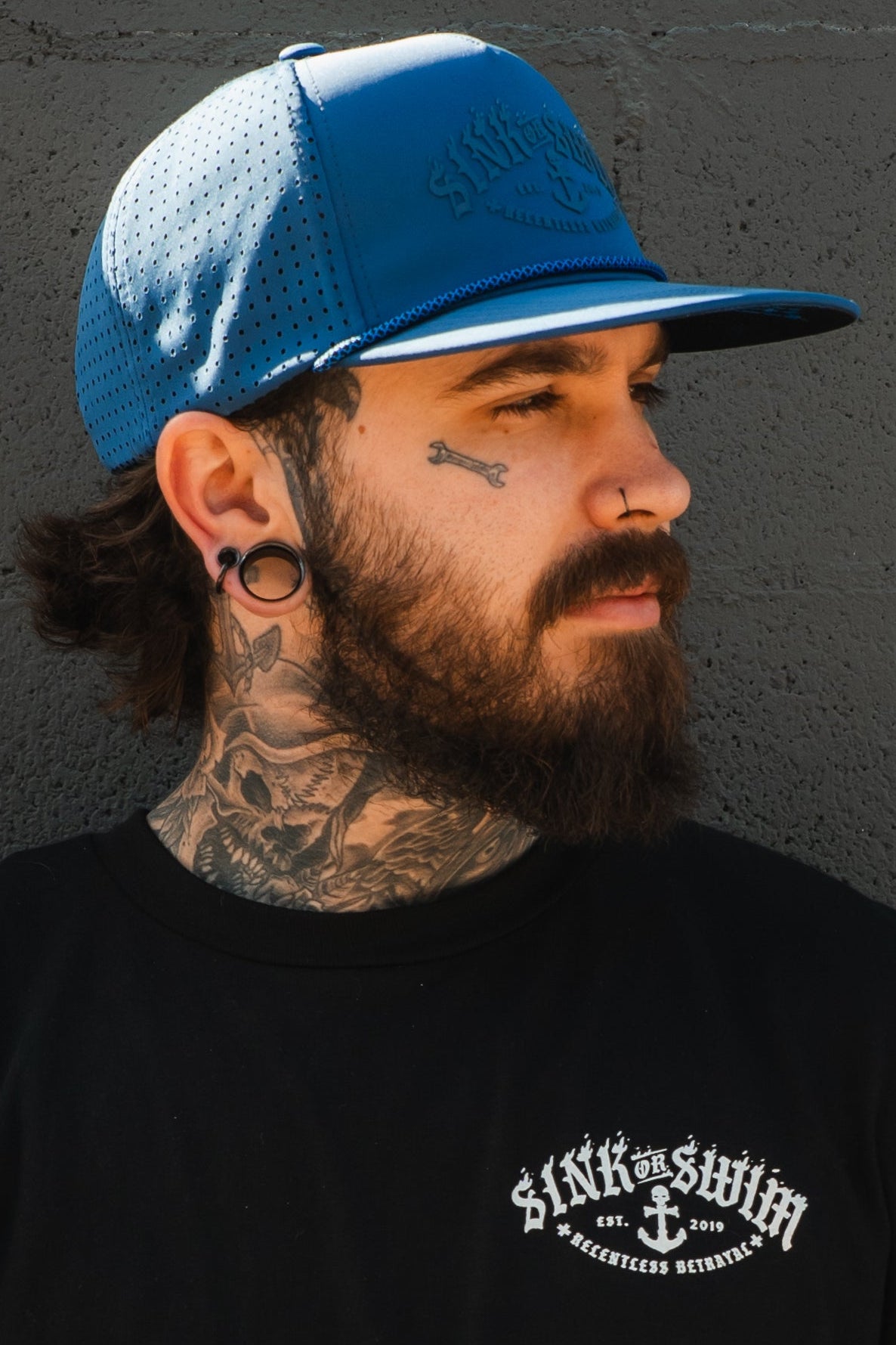 Dark Waters SOS Mute PVC Snapback