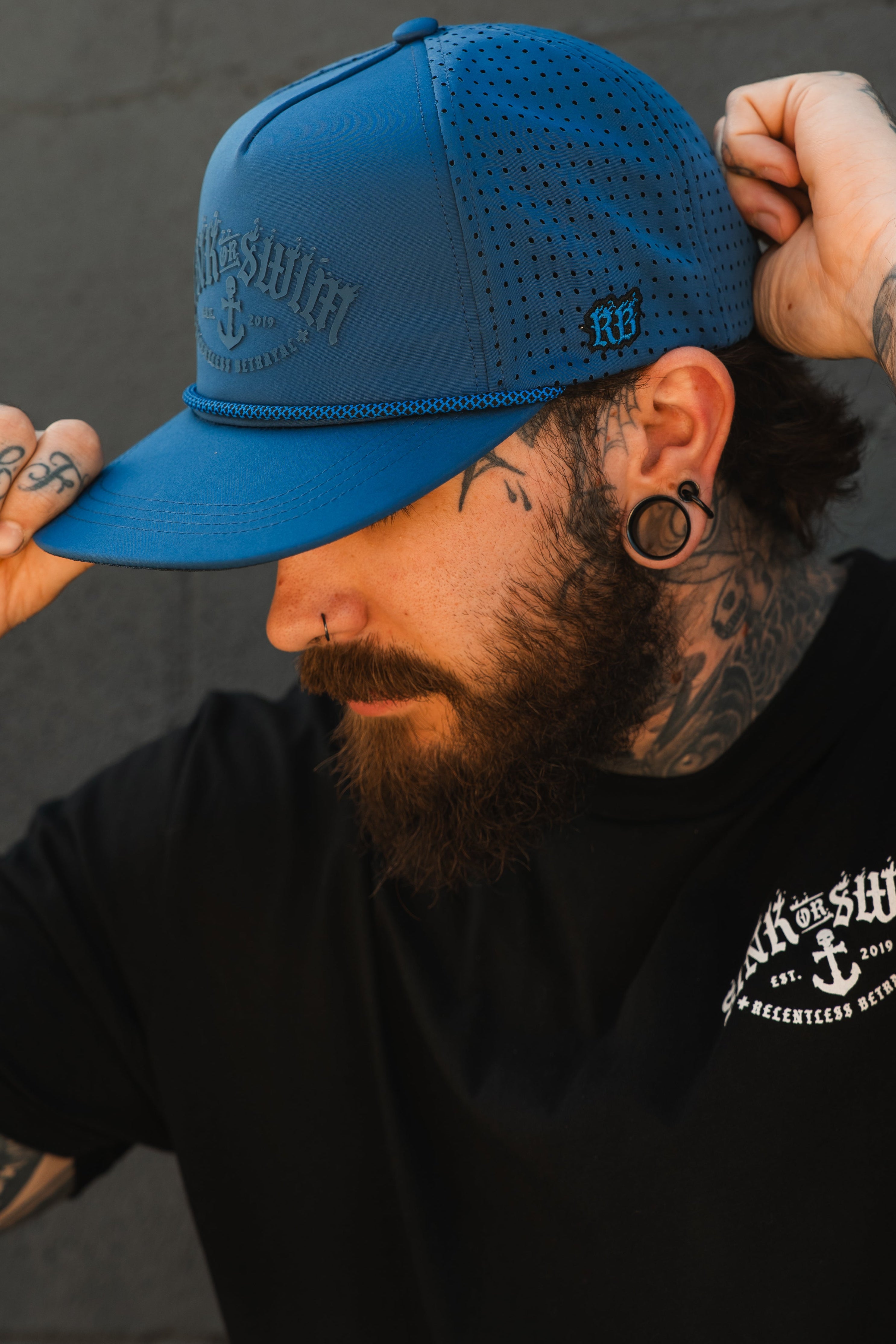 Dark Waters SOS Mute PVC Snapback